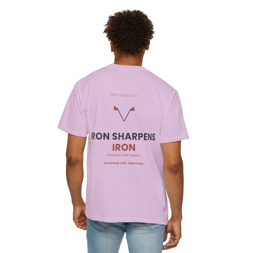 T-Shirt — "Iron Sharpens Iron" Inspirational Graphic Tee