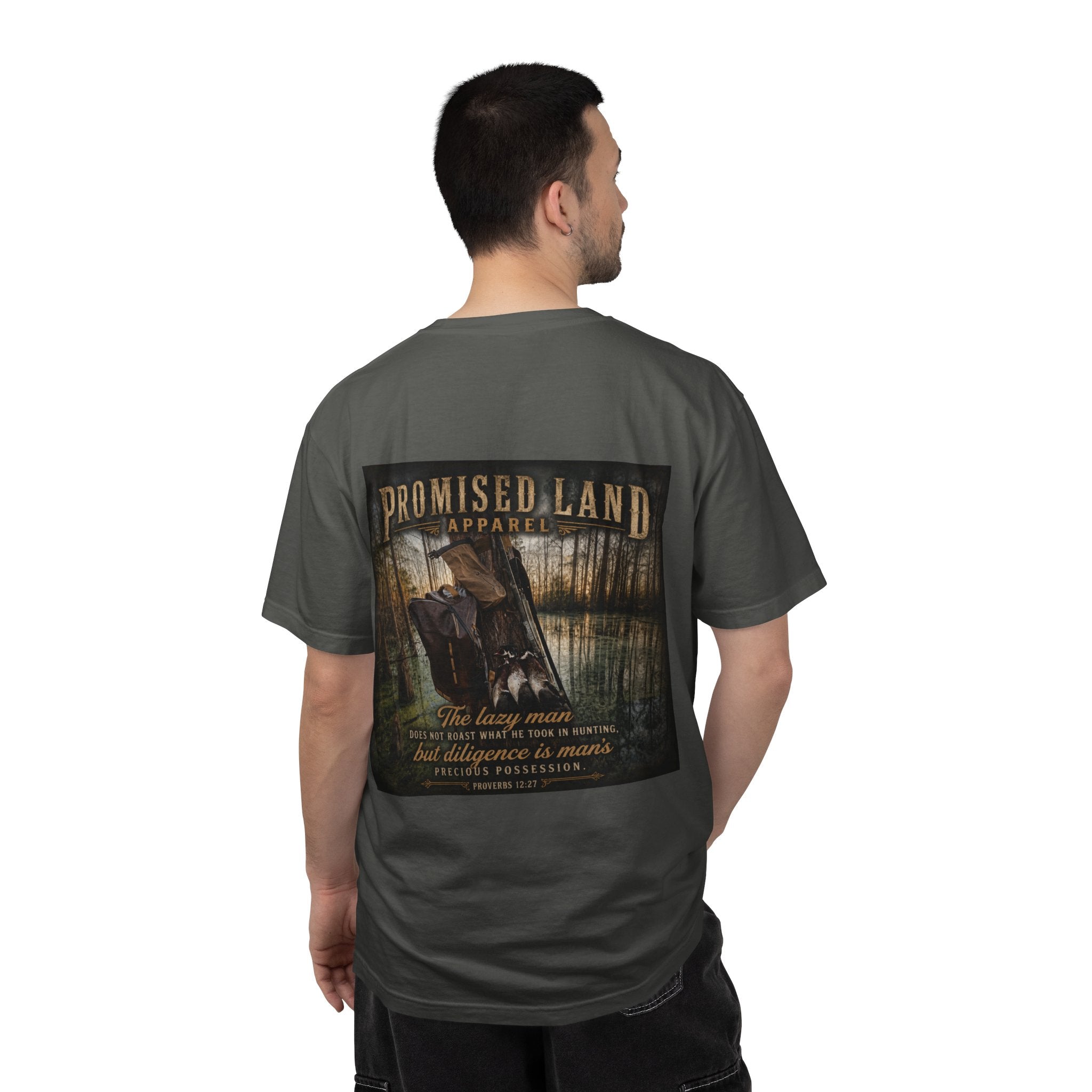 Christian Faith T-Shirt — Galatians 6:9 Nature Graphic