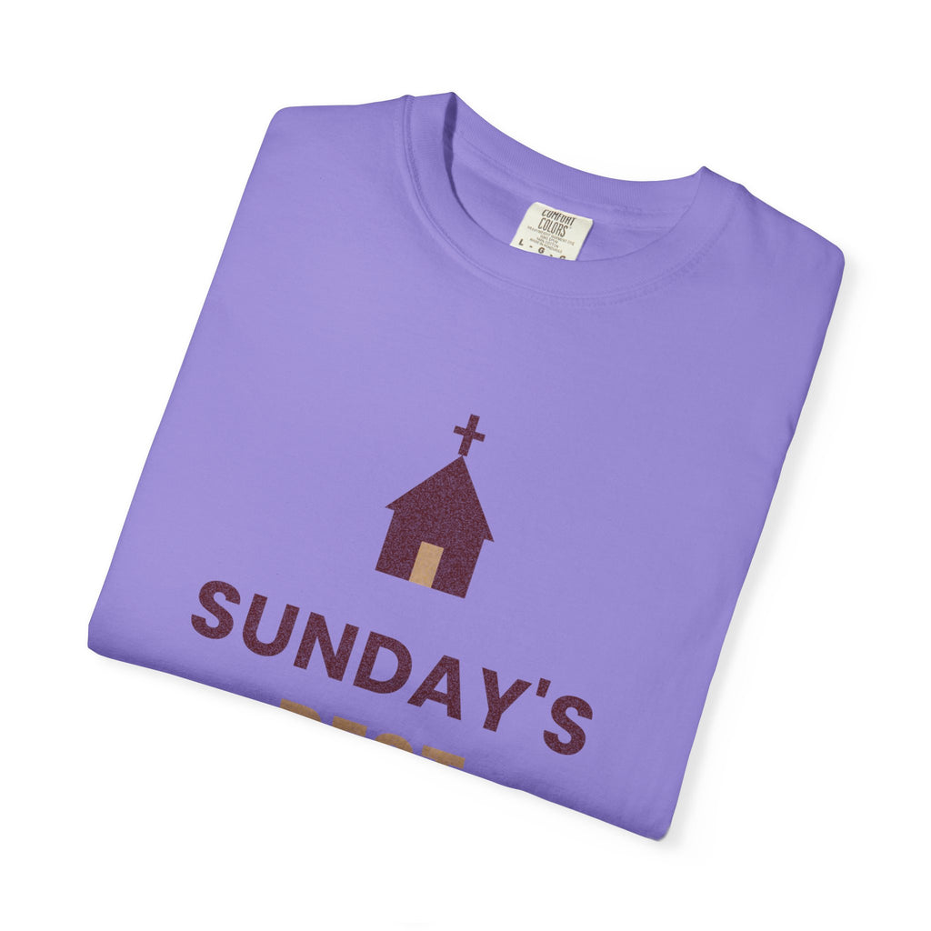 Sunday's Best T‑Shirt — Church Service Graphic Tee comfort colors