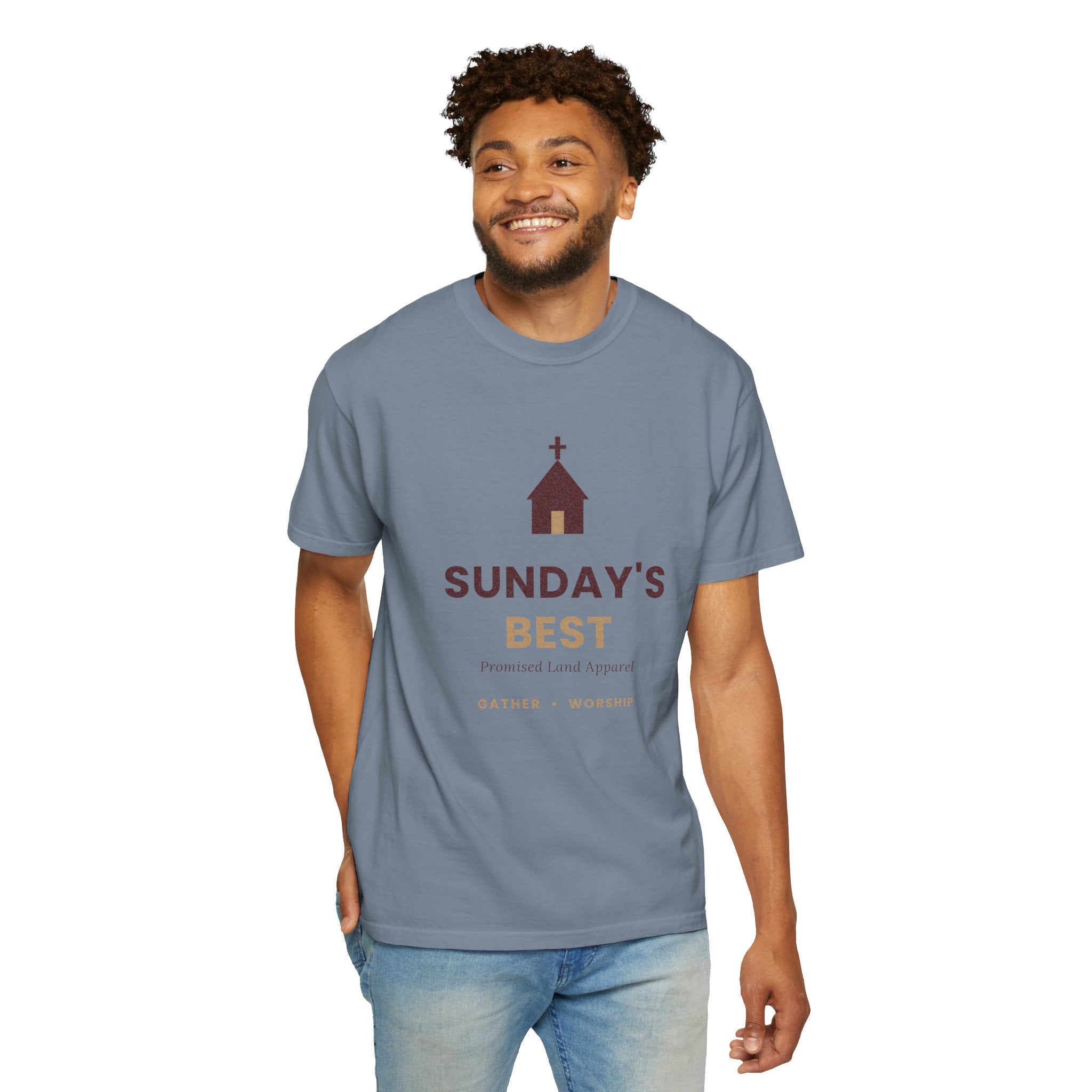 Sunday's Best T‑Shirt — Church Service Graphic Tee comfort colors