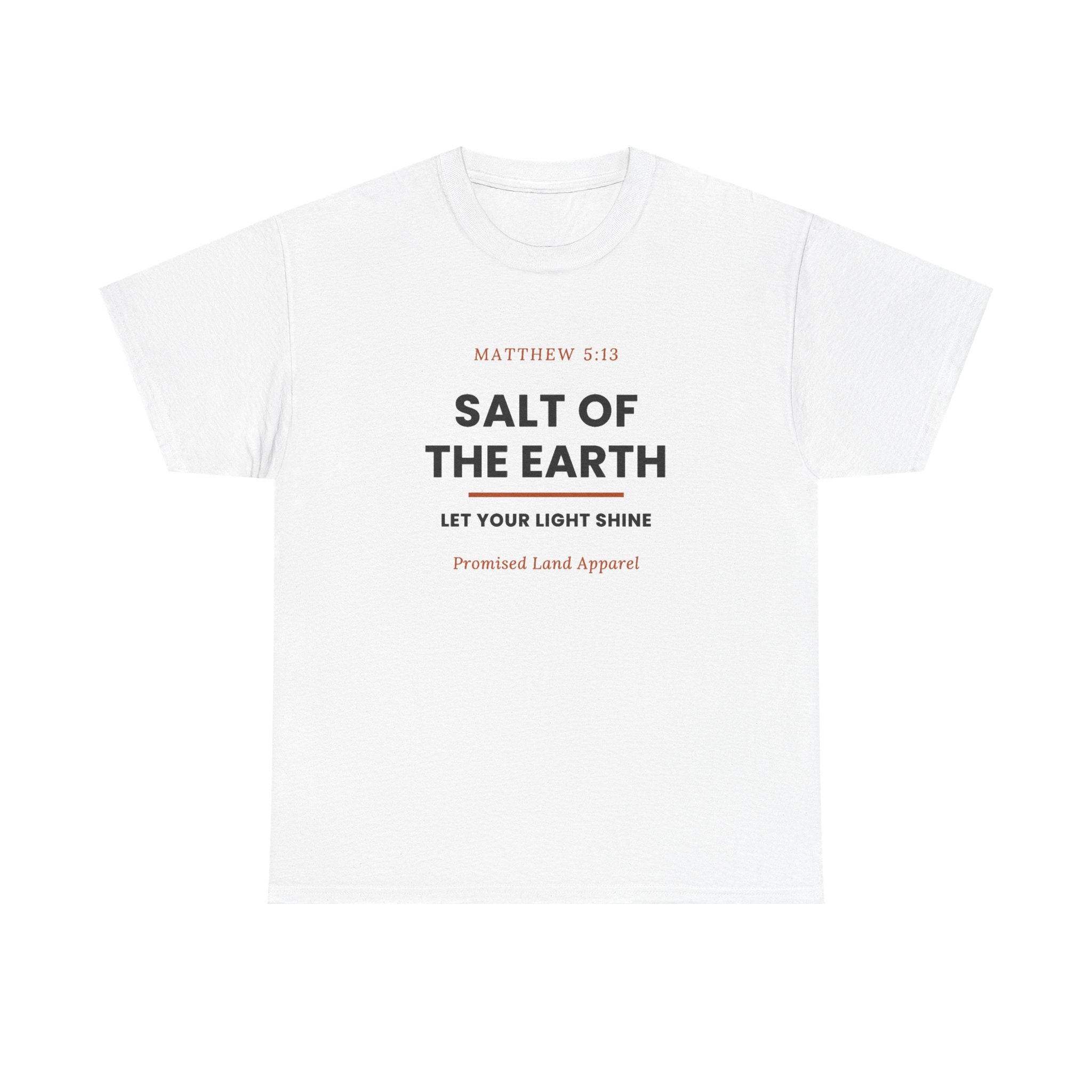 Salt of the Earth T-Shirt — Matthew 5:13 Christian Faith Tee