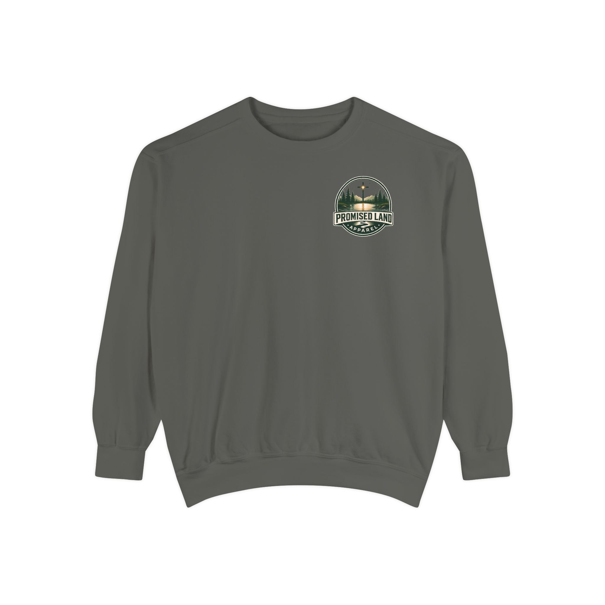 Promised Land Graphic Sweatshirt — Many are called but few are chosen crewneck