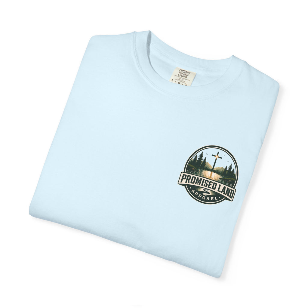 Promised Land Apparel T‑Shirt — Sunset Geese Graphic