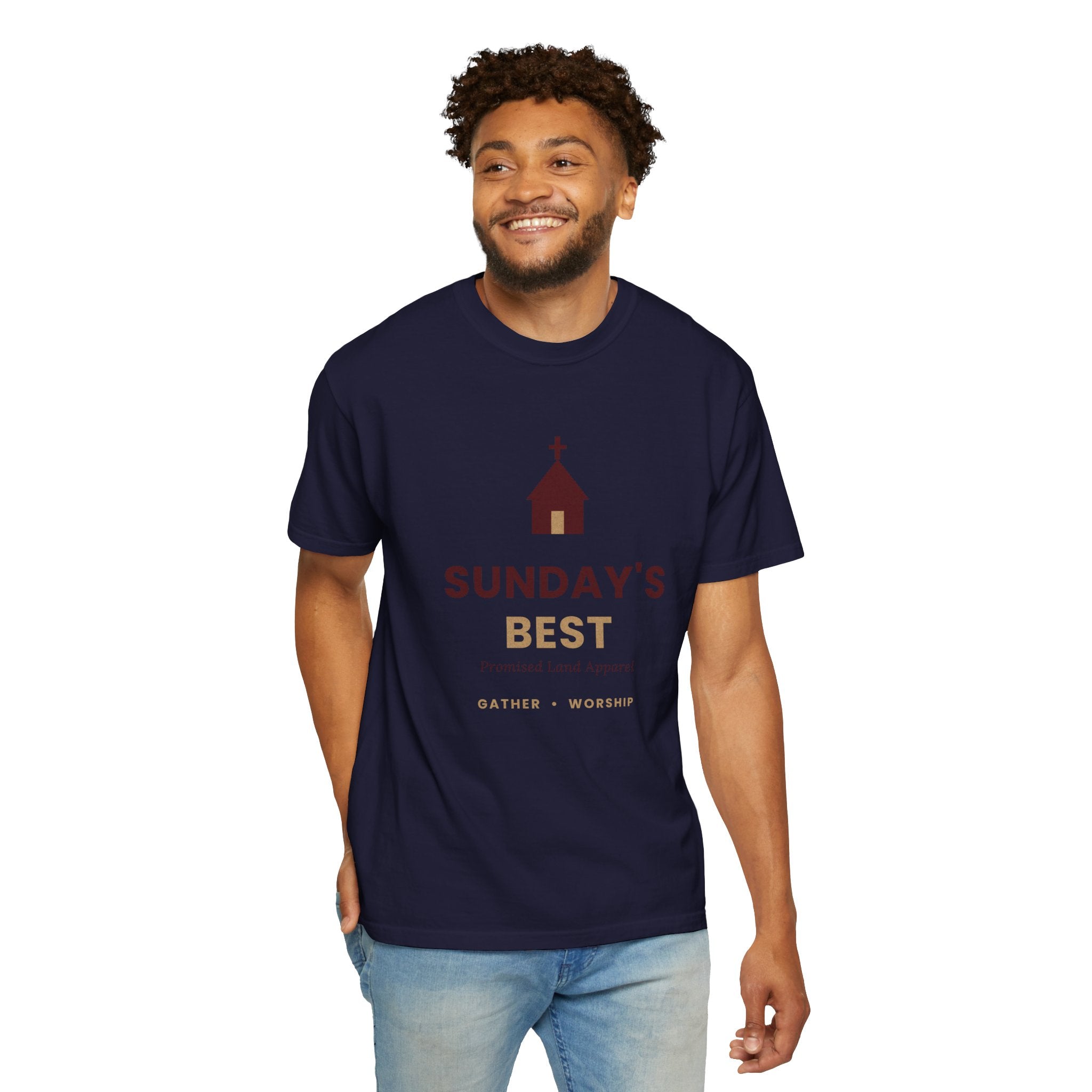 Sunday's Best T‑Shirt — Church Service Graphic Tee comfort colors
