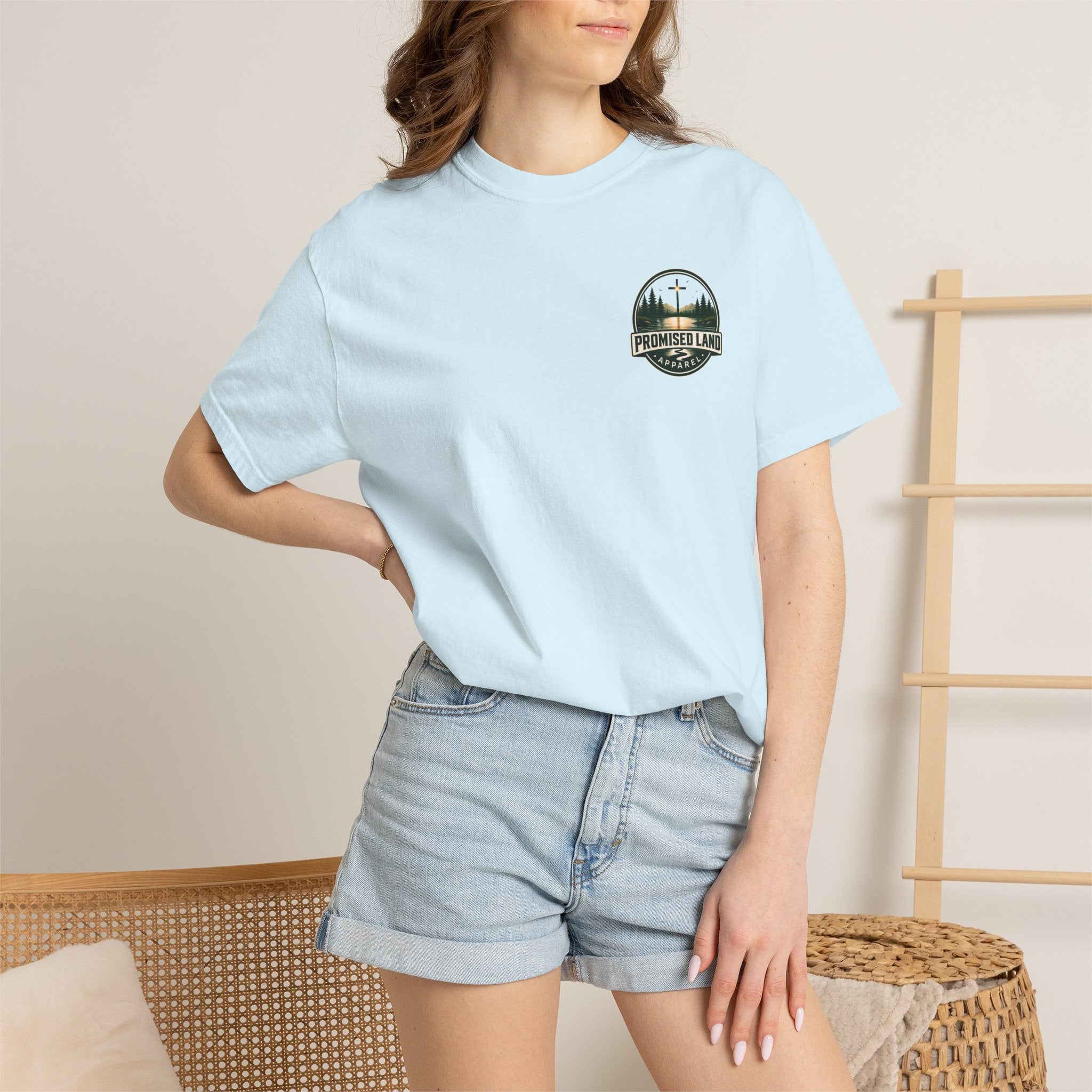 Promised Land T-Shirt — Faith-Inspired Sunset Graphic Tee (Proverbs 3:5)