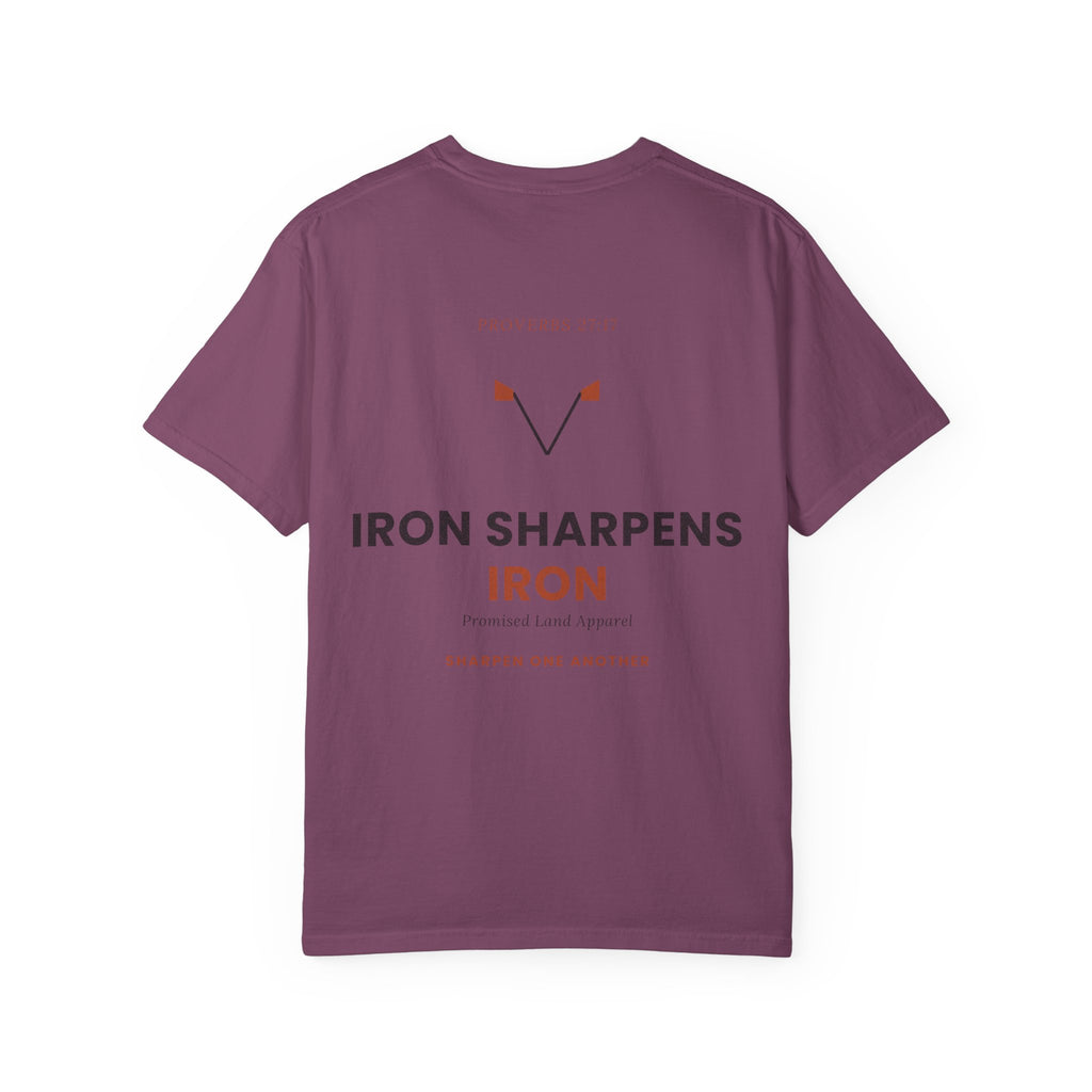 T-Shirt — "Iron Sharpens Iron" Inspirational Graphic Tee