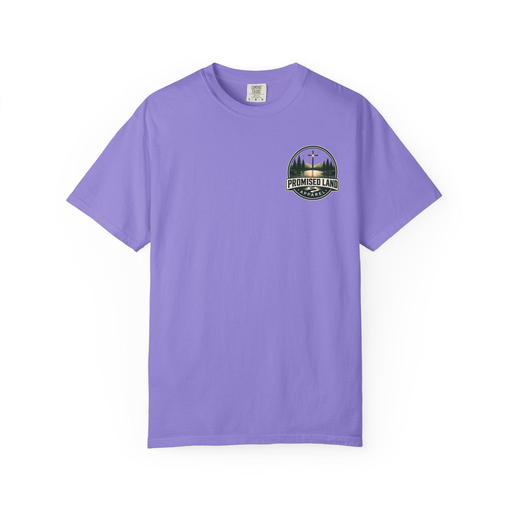Promised Land Apparel T‑Shirt — Sunset Geese Graphic