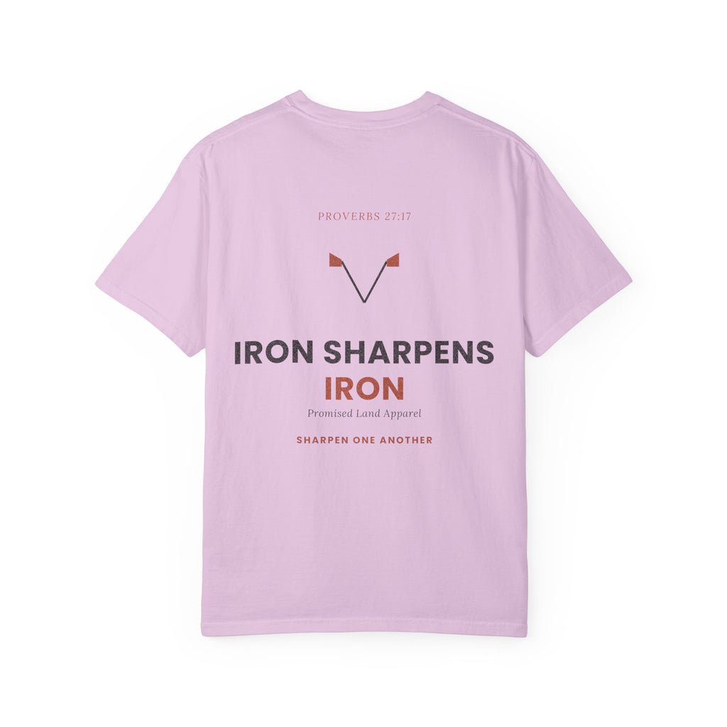 T-Shirt — "Iron Sharpens Iron" Inspirational Graphic Tee