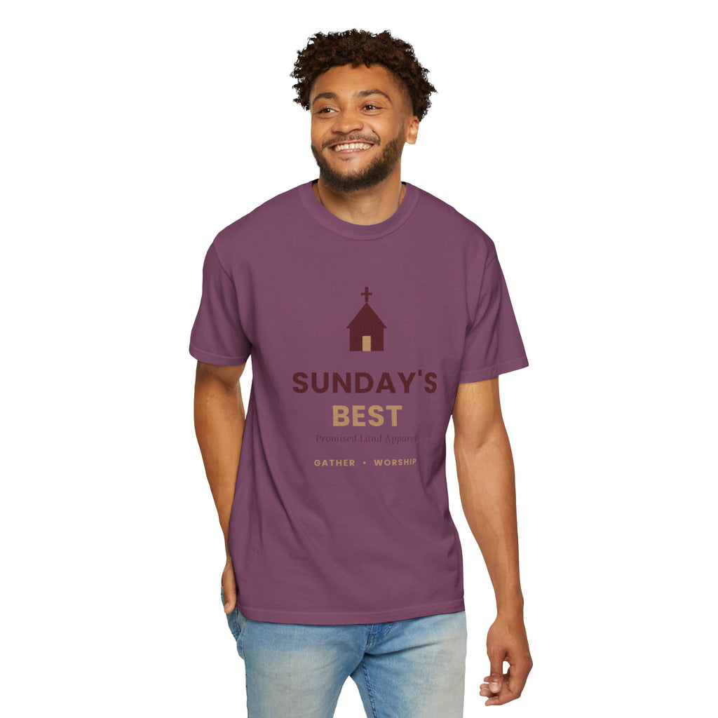 Sunday's Best T‑Shirt — Church Service Graphic Tee comfort colors