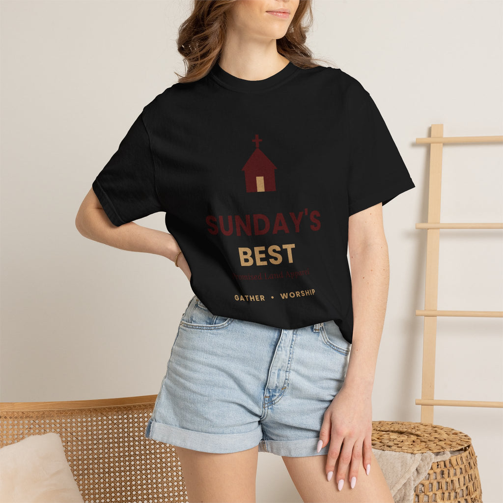 Sunday's Best T‑Shirt — Church Service Graphic Tee comfort colors
