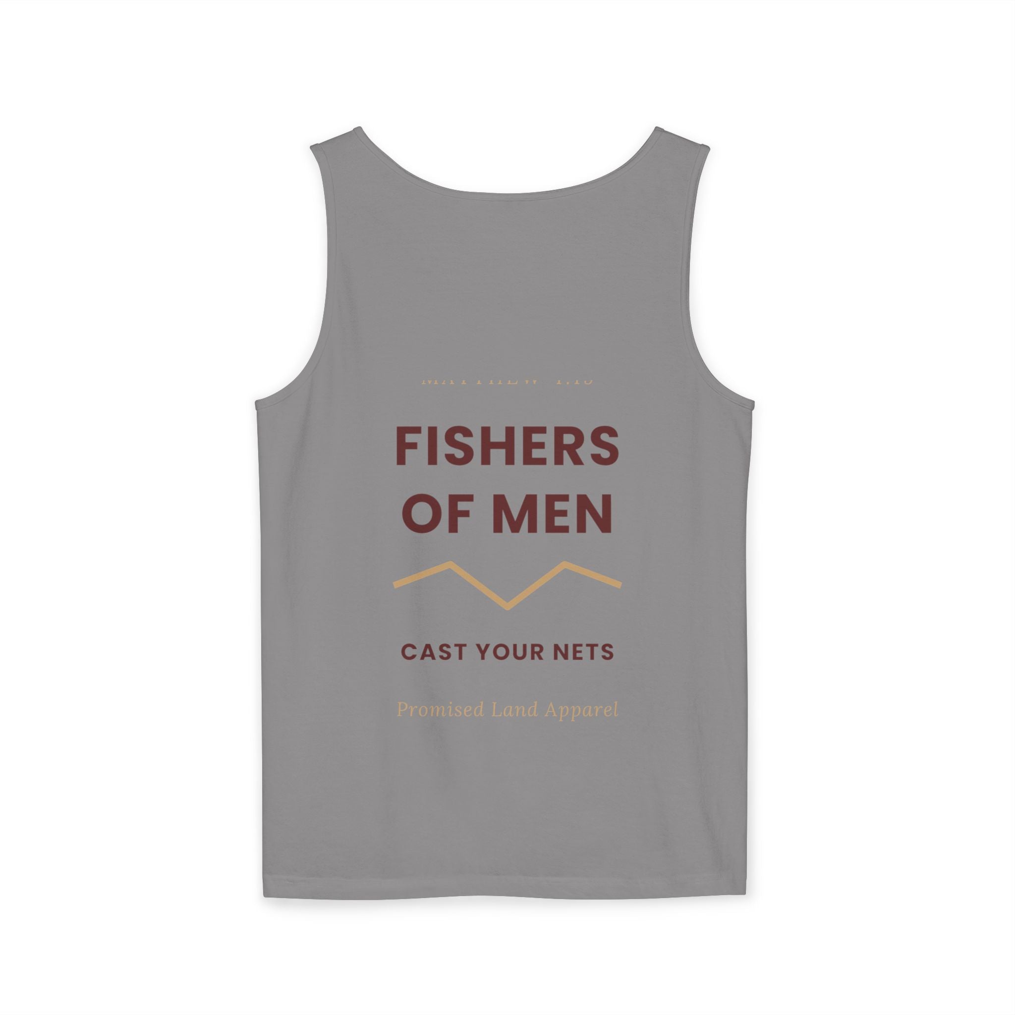 Give Thanks Tank Top — “Fishers of Men” Faith Graphic Tank