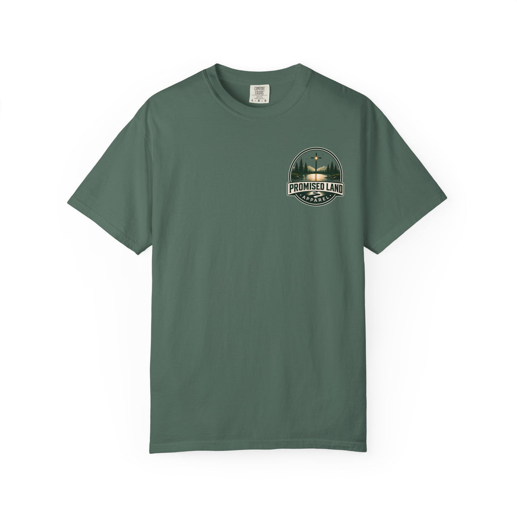 Promised Land T-Shirt — Rustic Wildlife Graphic Tee ("Many Are Called But Few Are Chosen")