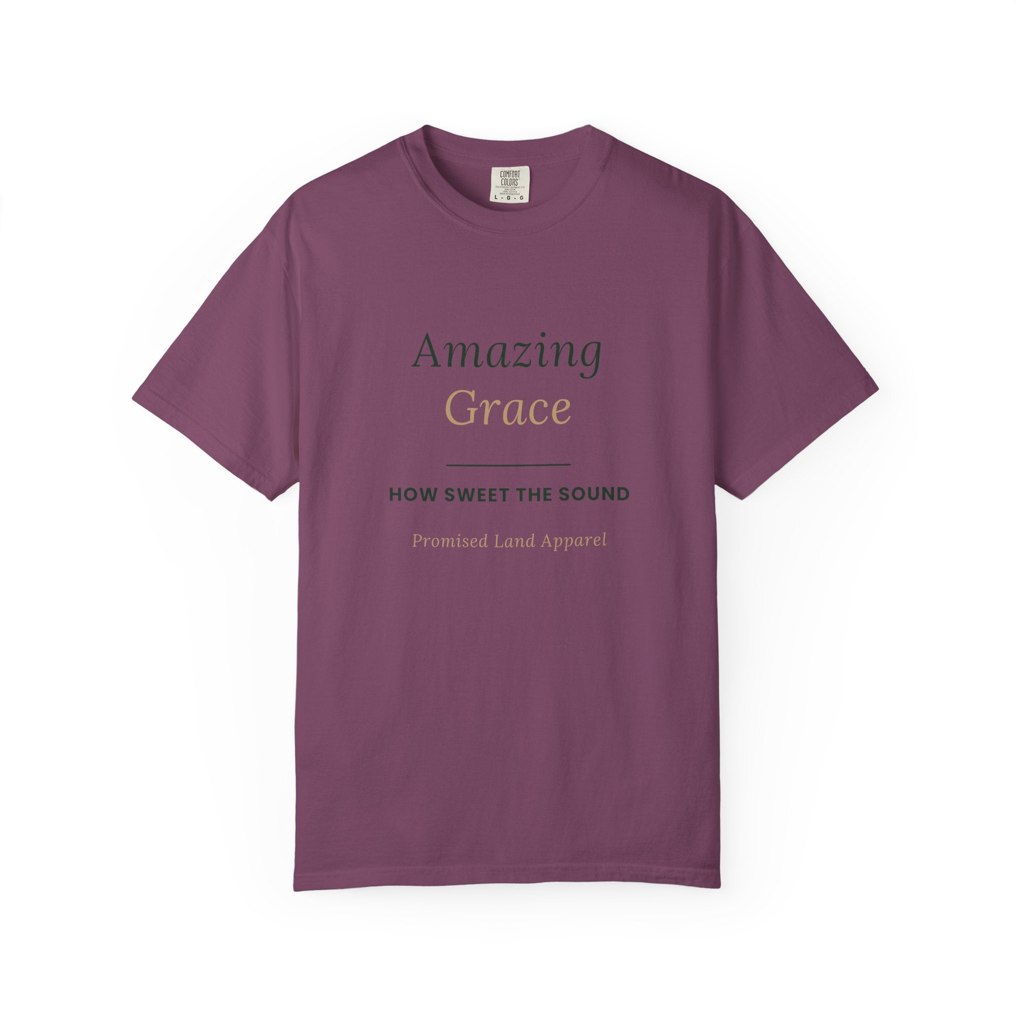 Amazing Grace T‑Shirt — "How Sweet the Sound" Inspirational Christian Tee Brand "Comfort colors"