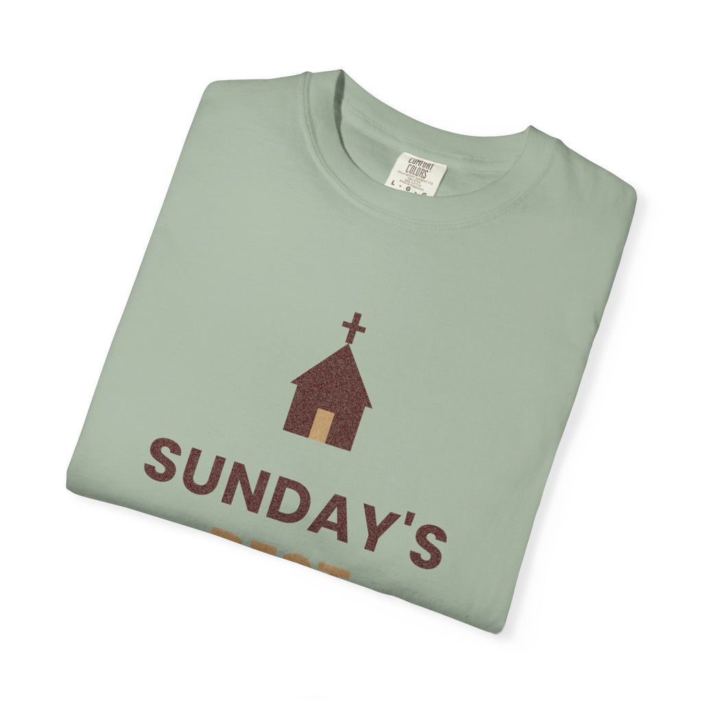 Sunday's Best T‑Shirt — Church Service Graphic Tee comfort colors