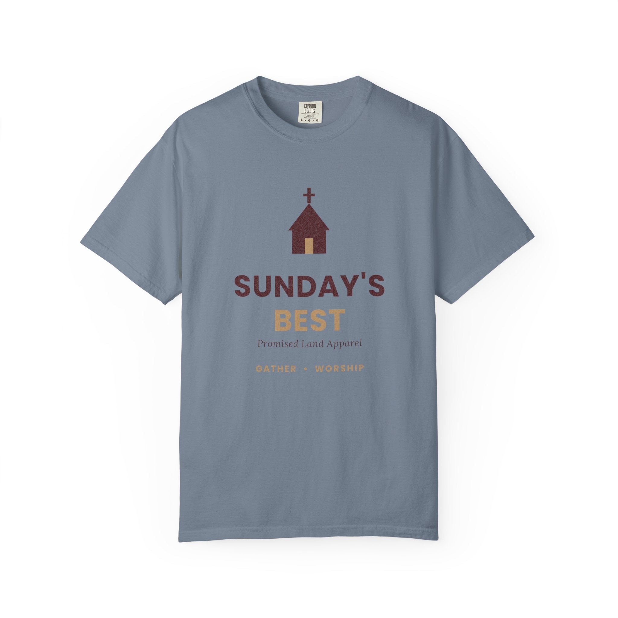 Sunday's Best T‑Shirt — Church Service Graphic Tee comfort colors