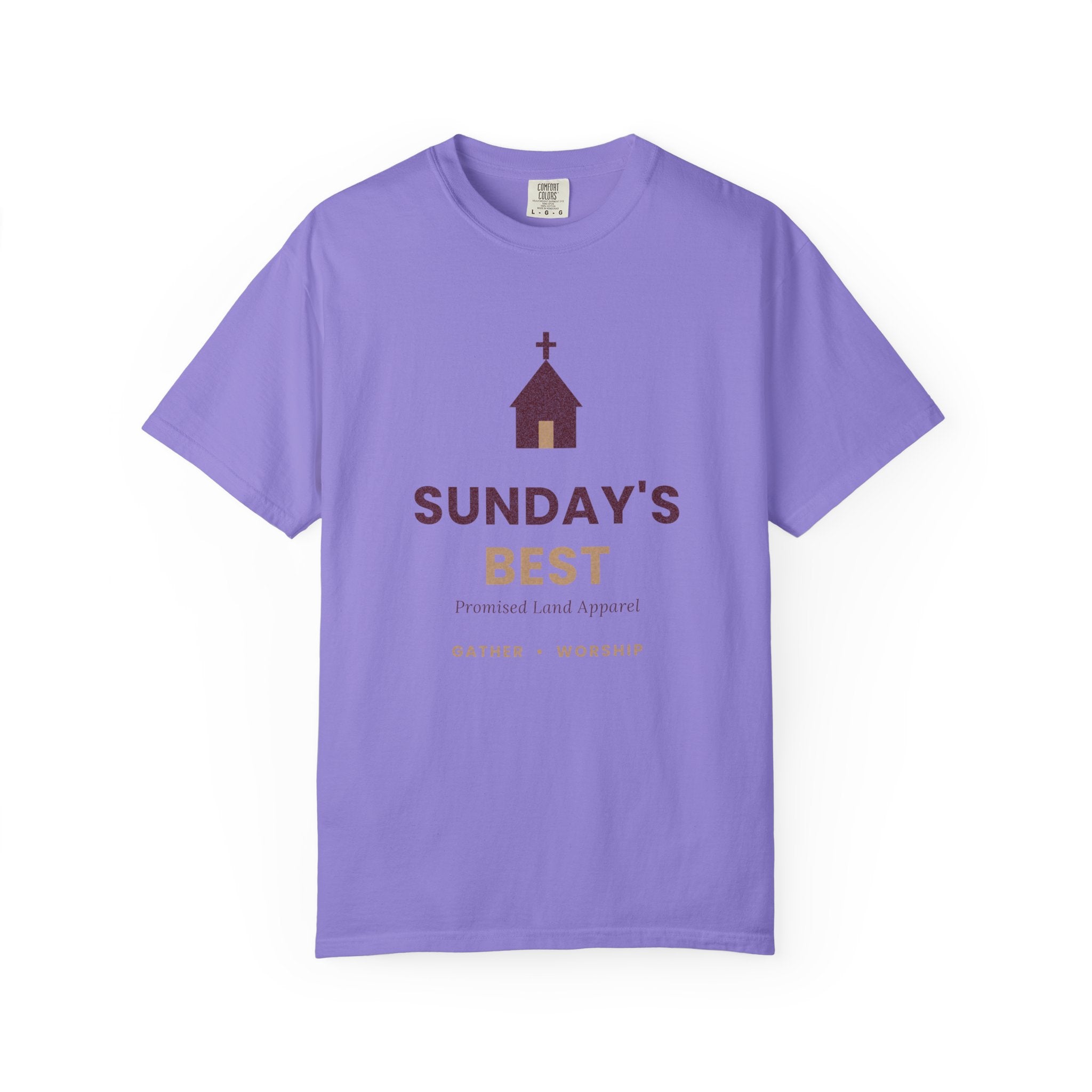 Sunday's Best T‑Shirt — Church Service Graphic Tee comfort colors