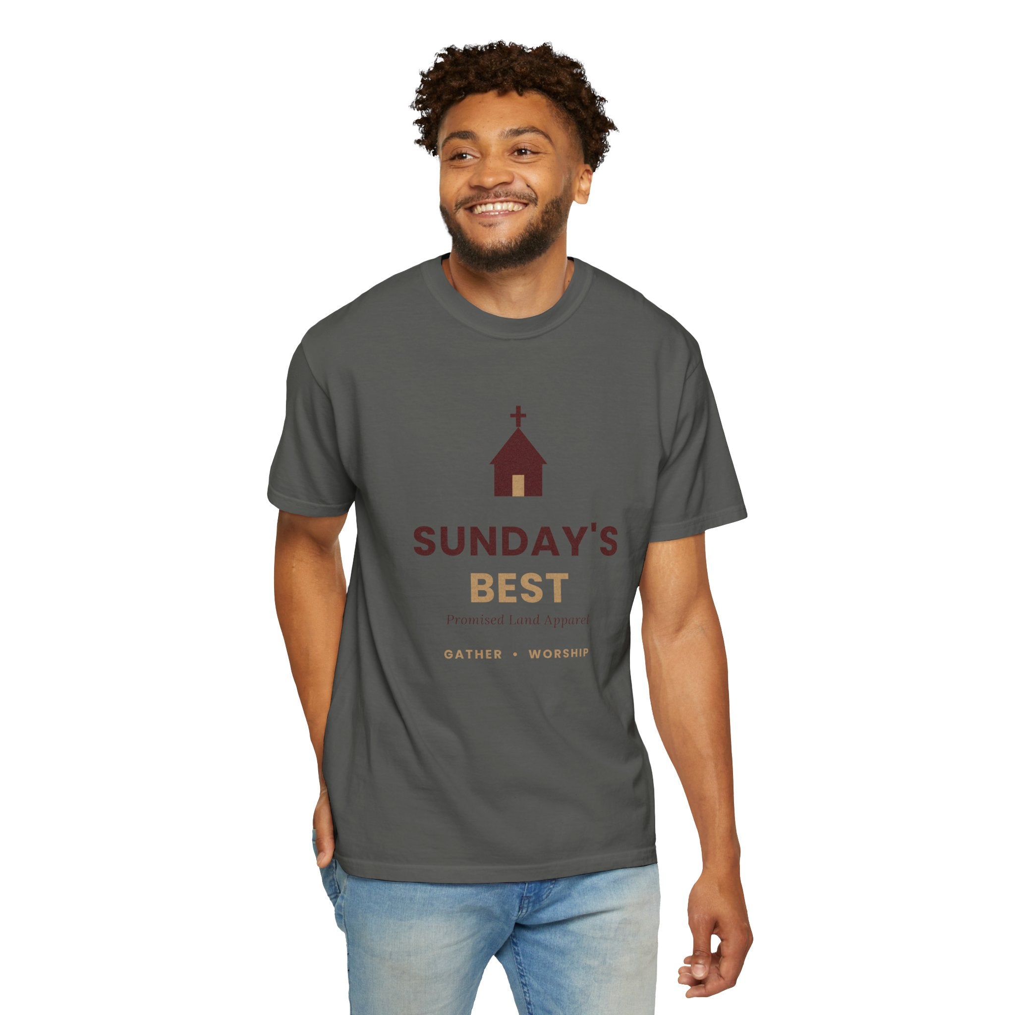 Sunday's Best T‑Shirt — Church Service Graphic Tee comfort colors