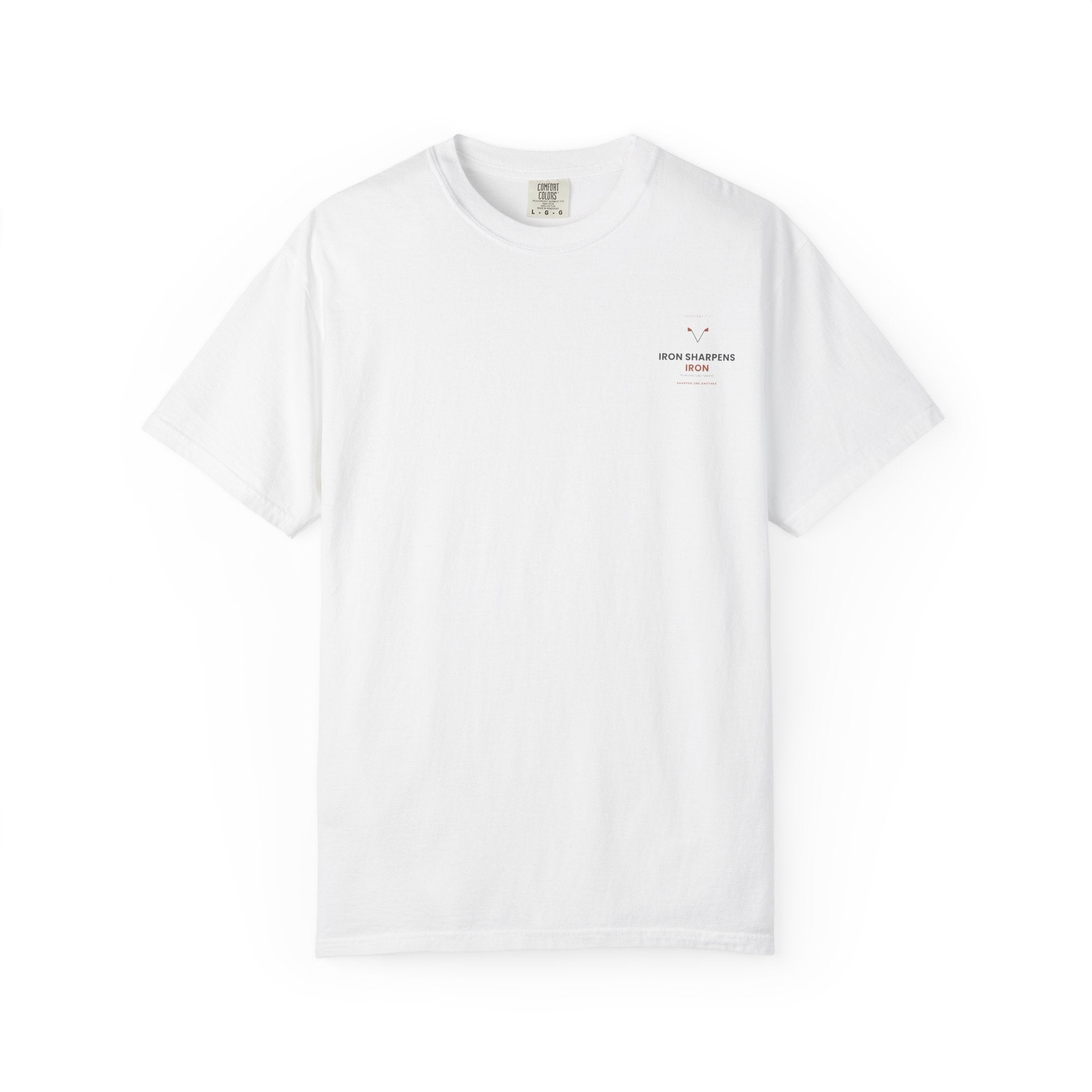 T-Shirt — "Iron Sharpens Iron" Inspirational Graphic Tee