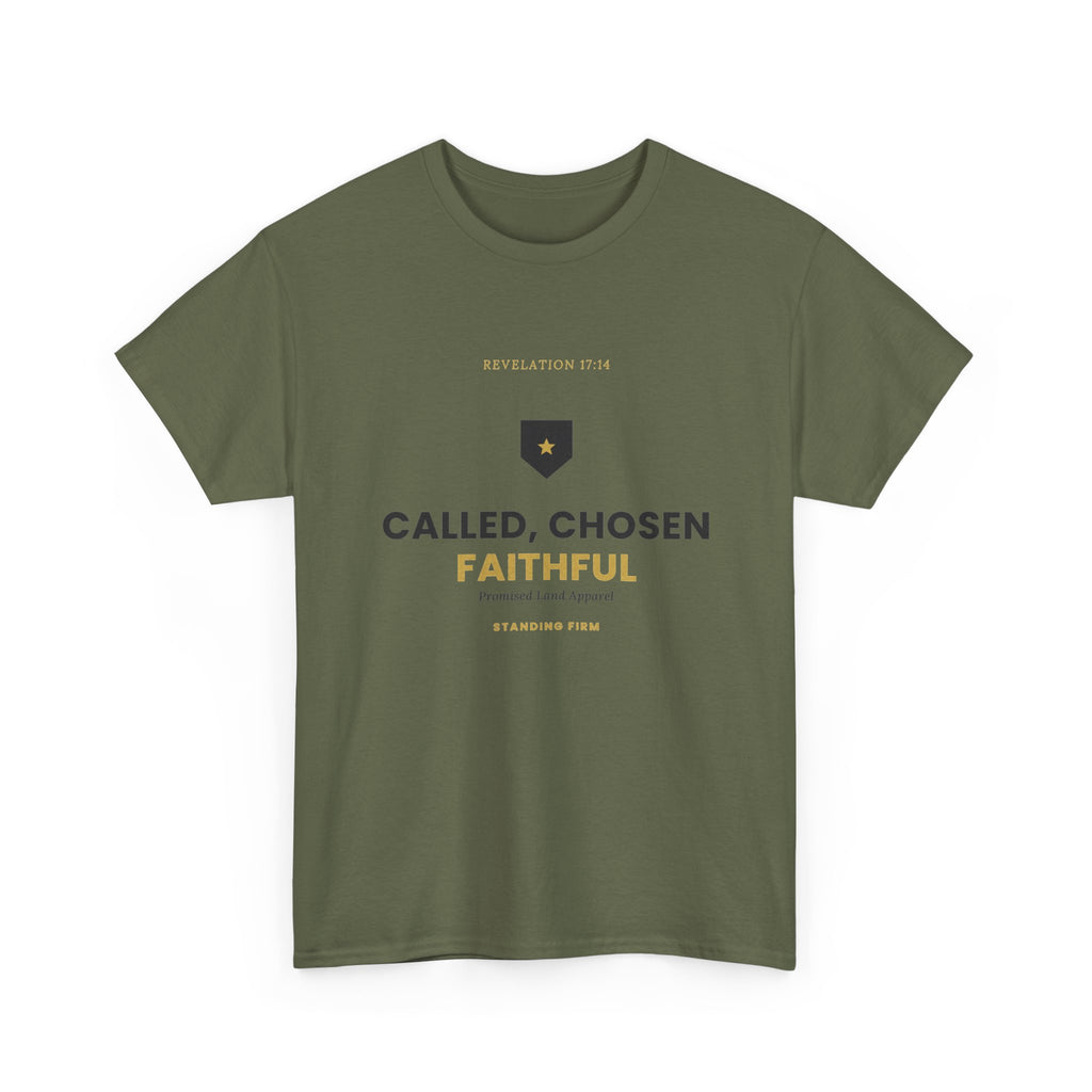 Called, Chosen, Faithful Christian T-Shirt
