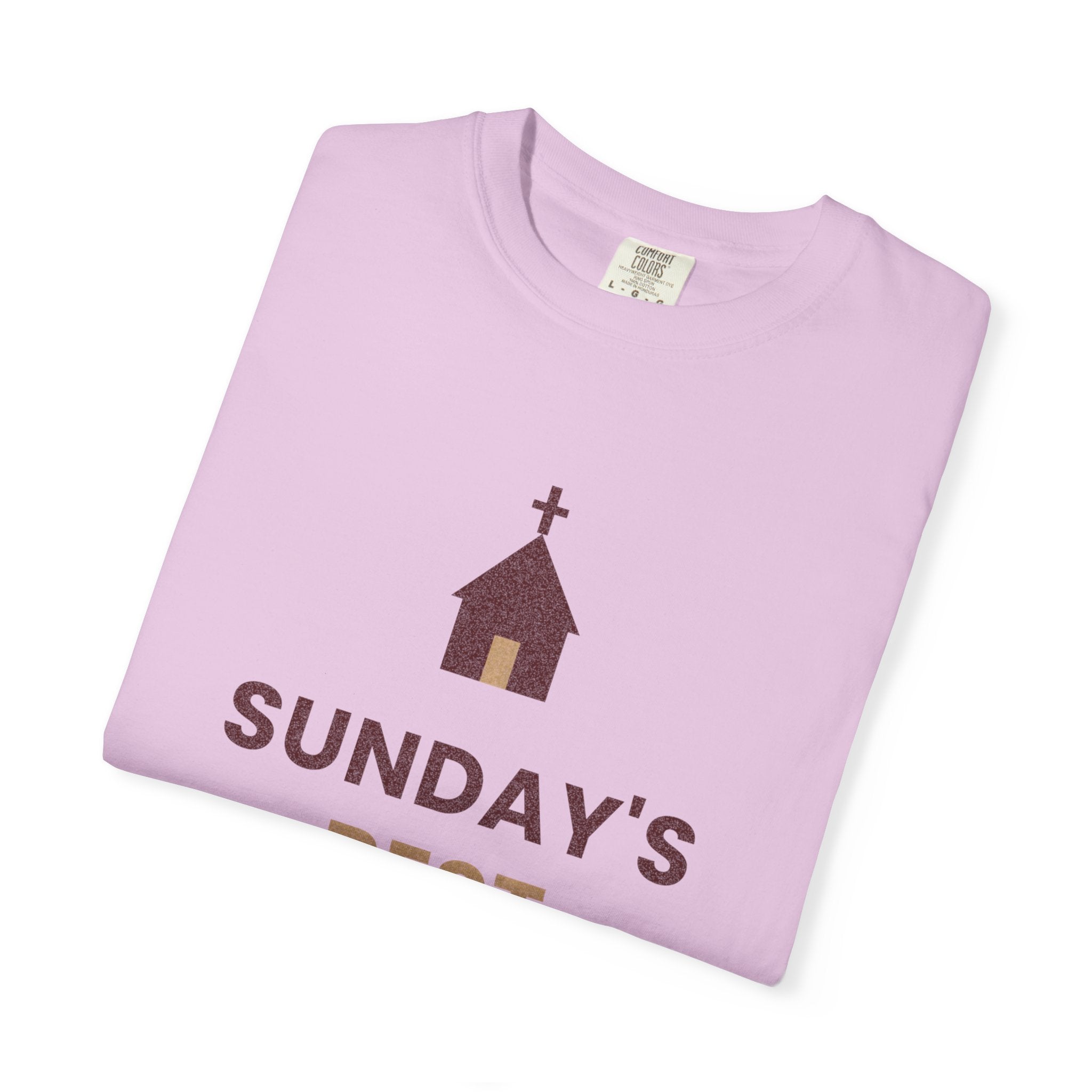 Sunday's Best T‑Shirt — Church Service Graphic Tee comfort colors