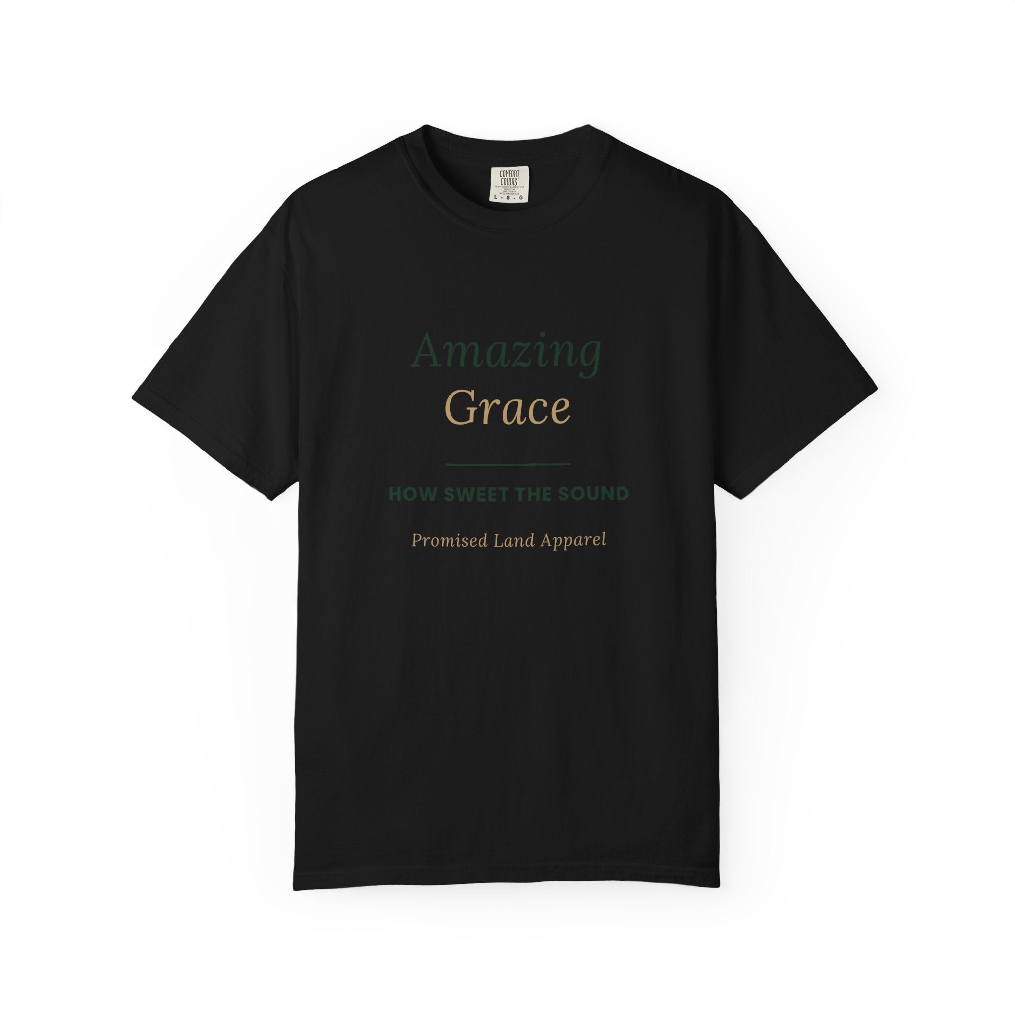 Amazing Grace T‑Shirt — "How Sweet the Sound" Inspirational Christian Tee Brand "Comfort colors"