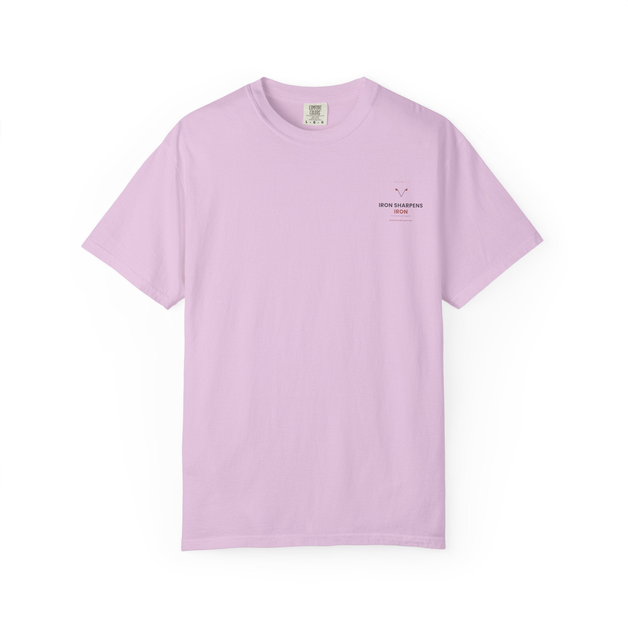 T-Shirt — "Iron Sharpens Iron" Inspirational Graphic Tee