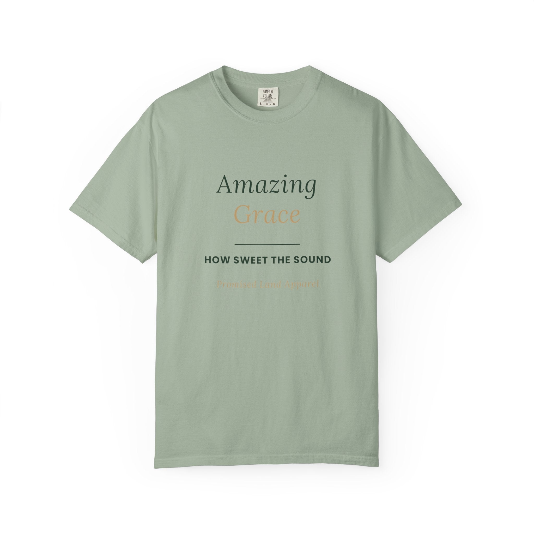 Amazing Grace T‑Shirt — "How Sweet the Sound" Inspirational Christian Tee Brand "Comfort colors"
