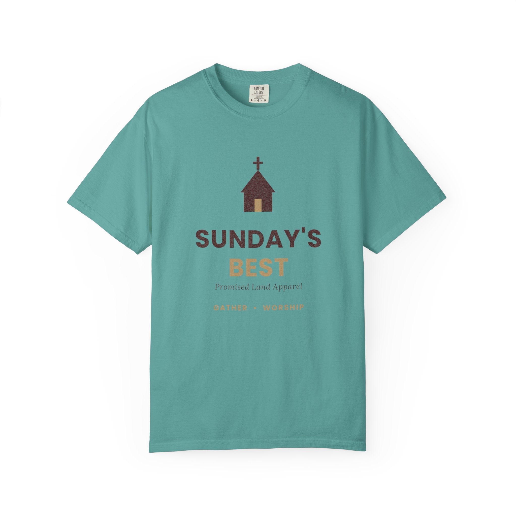 Sunday's Best T‑Shirt — Church Service Graphic Tee comfort colors