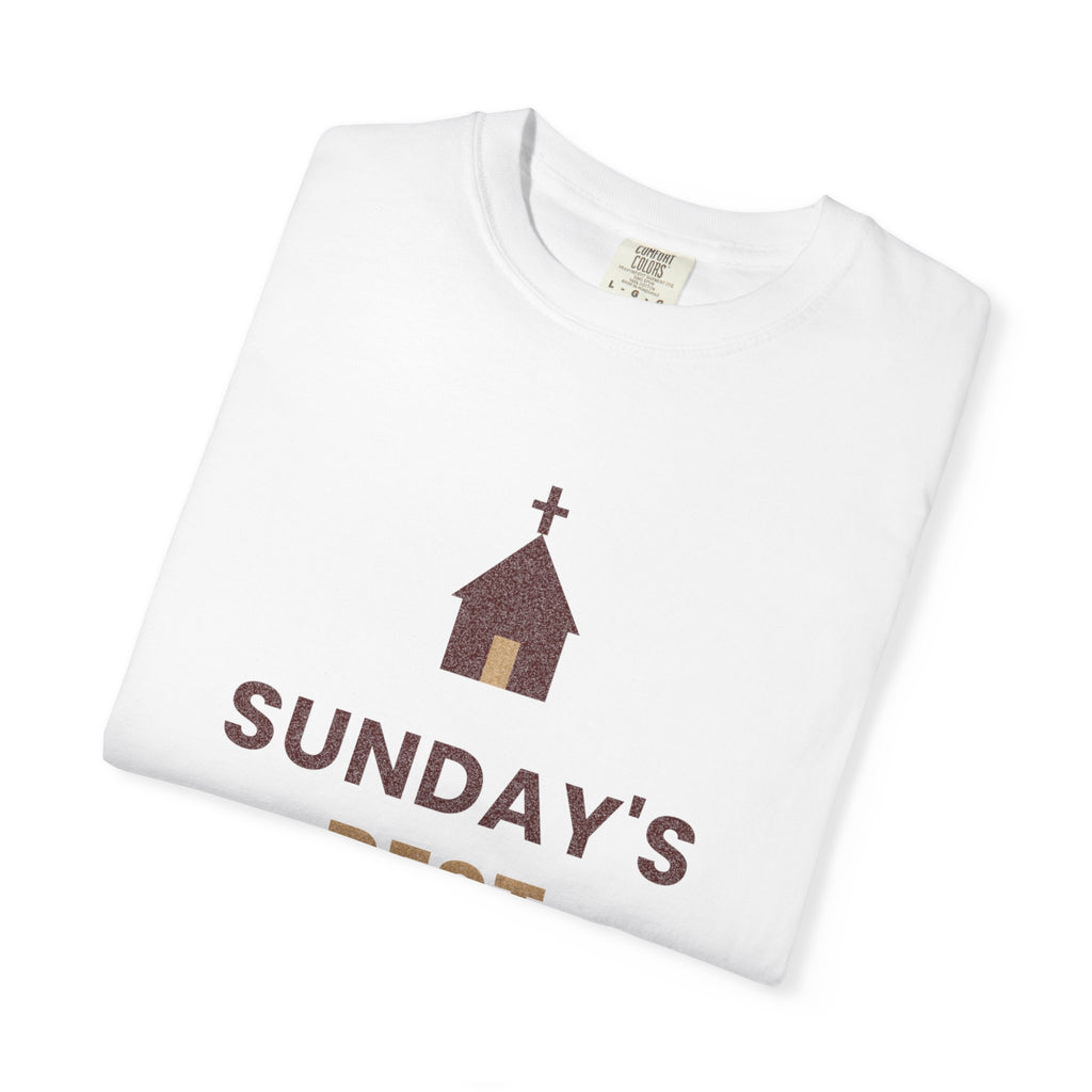 Sunday's Best T‑Shirt — Church Service Graphic Tee comfort colors