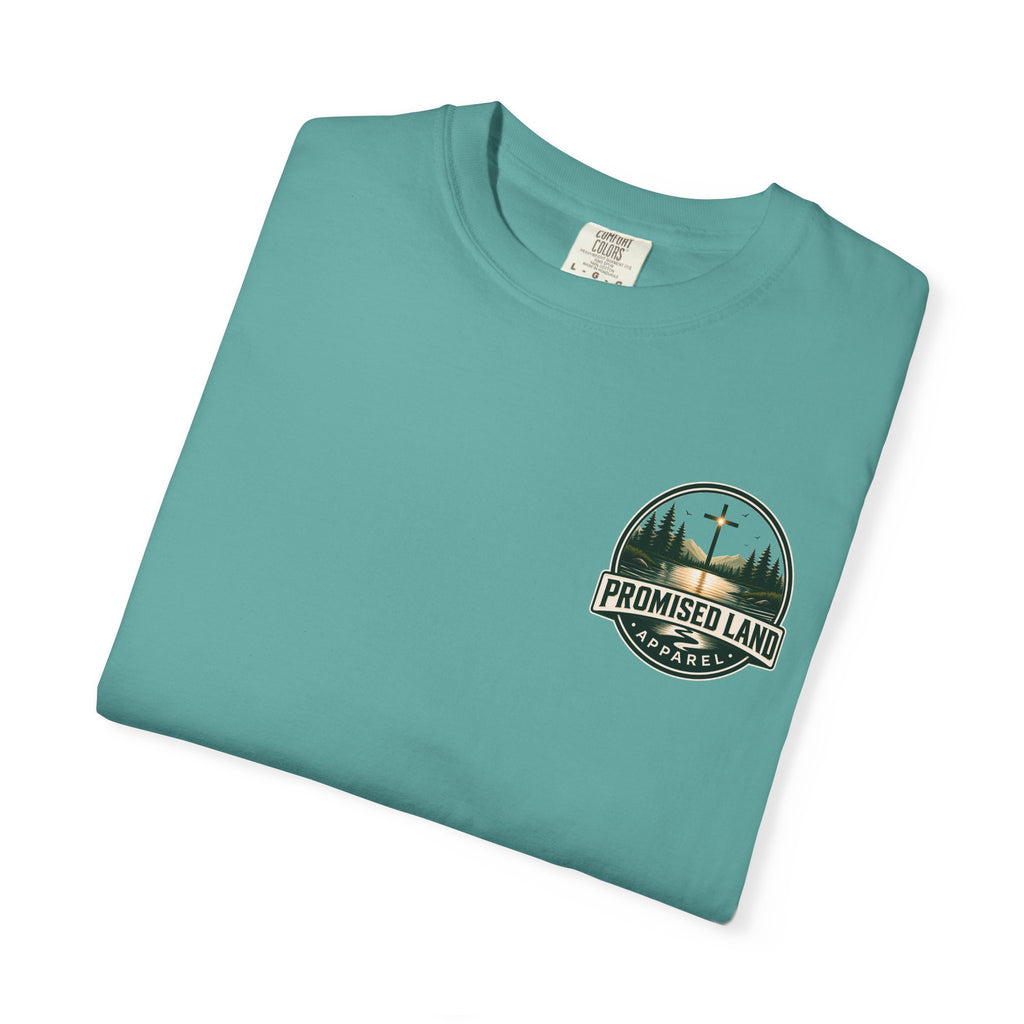 Promised Land Apparel T‑Shirt — Sunset Geese Graphic
