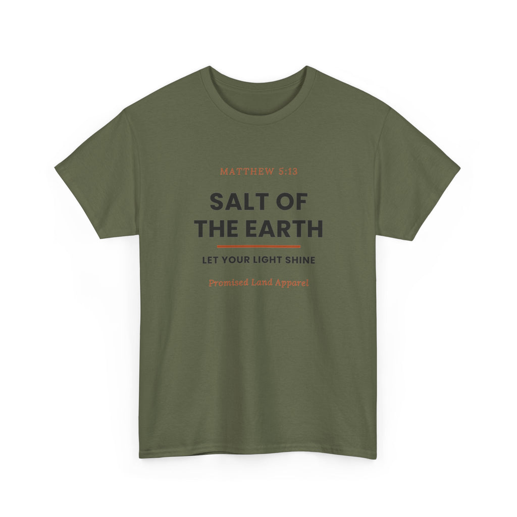 Salt of the Earth T-Shirt — Matthew 5:13 Christian Faith Tee