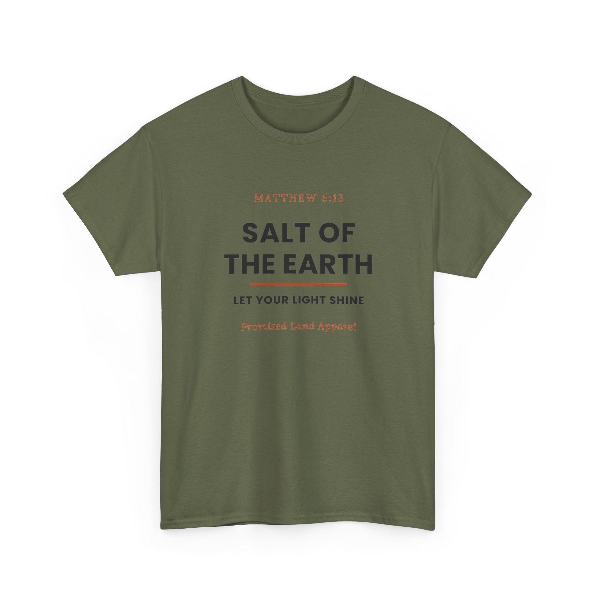 Salt of the Earth T-Shirt — Matthew 5:13 Christian Faith Tee