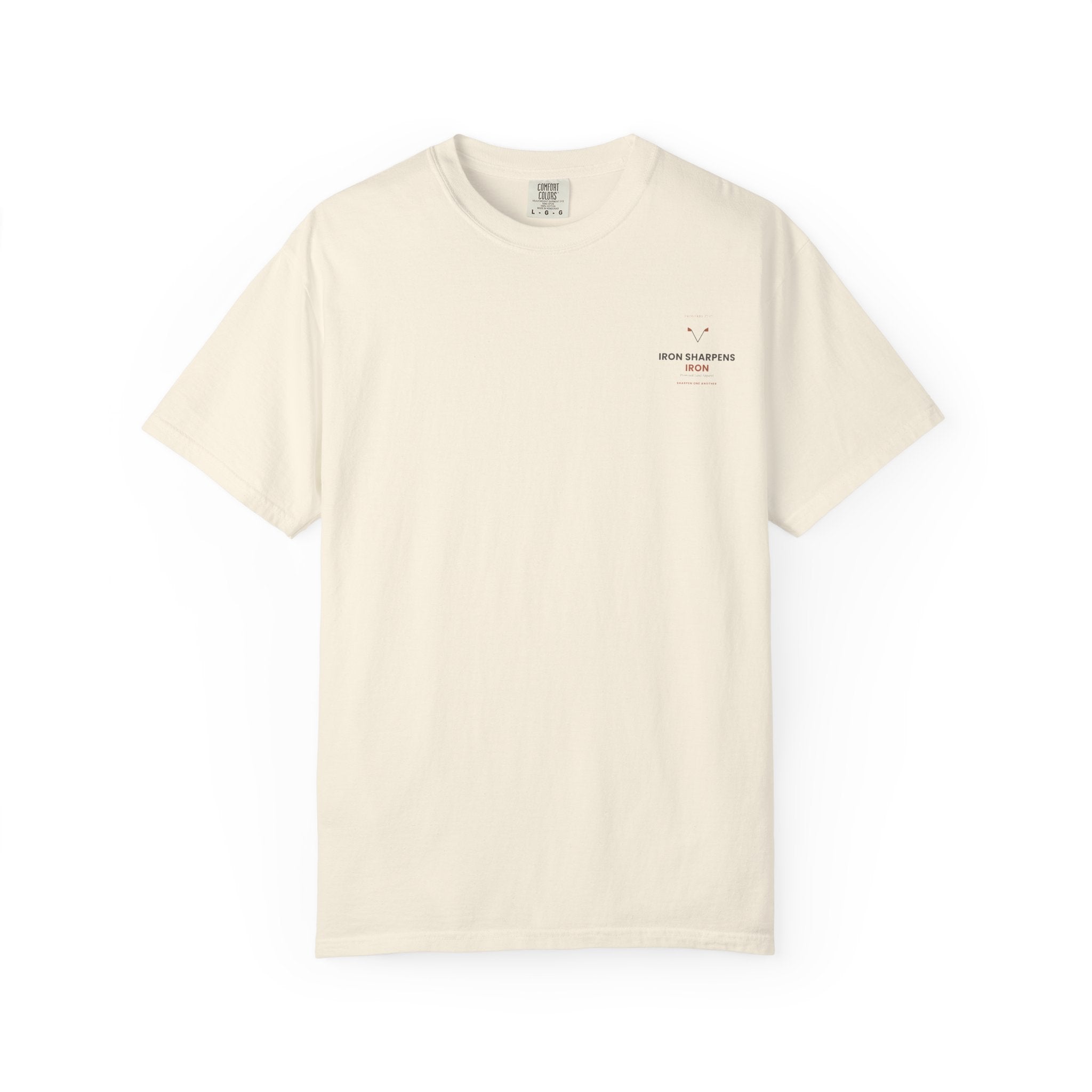 T-Shirt — "Iron Sharpens Iron" Inspirational Graphic Tee