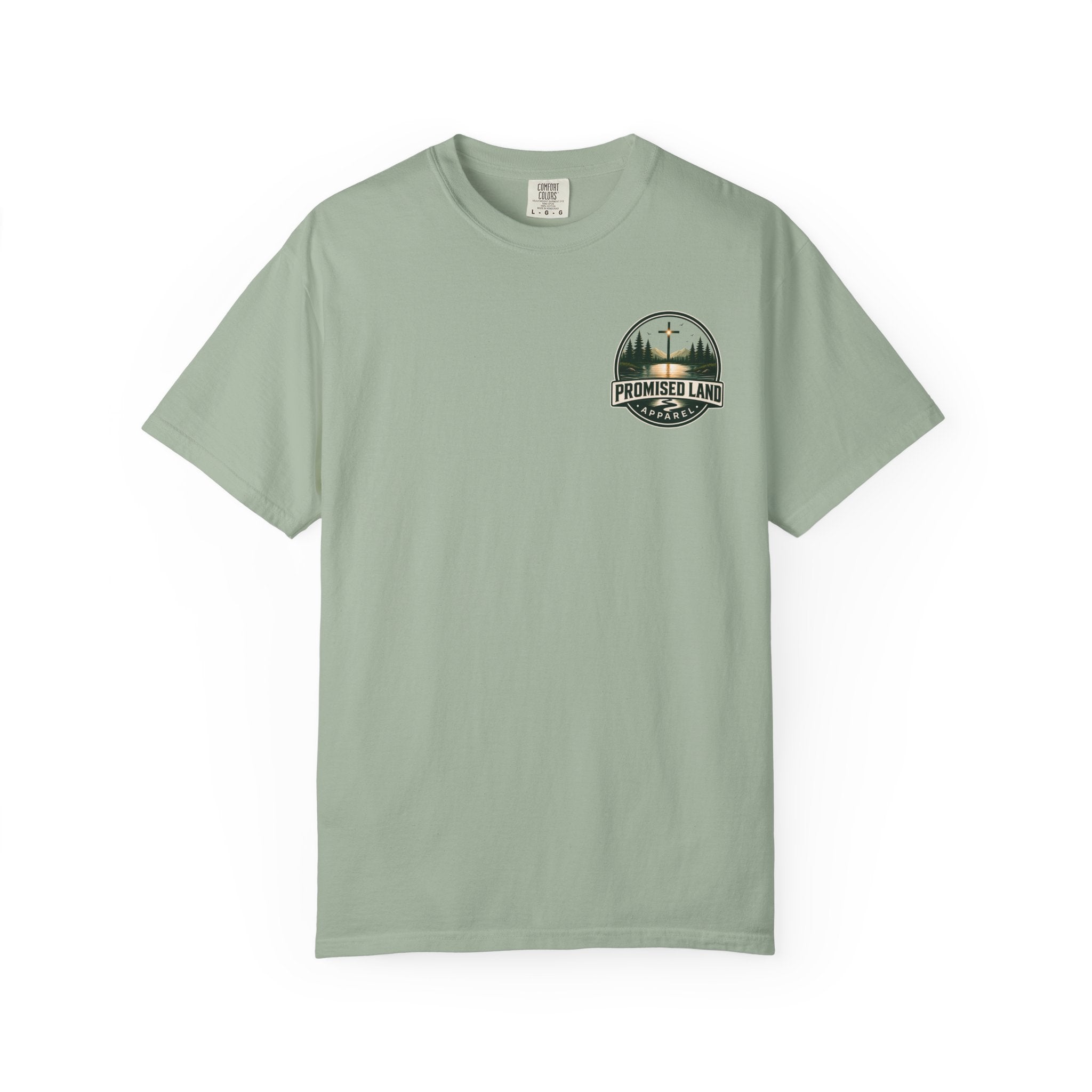 Promised Land Apparel T‑Shirt — Sunset Geese Graphic