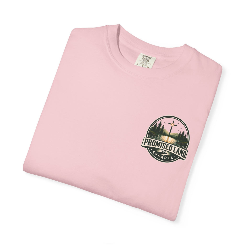 Promised Land Apparel T‑Shirt — Sunset Geese Graphic