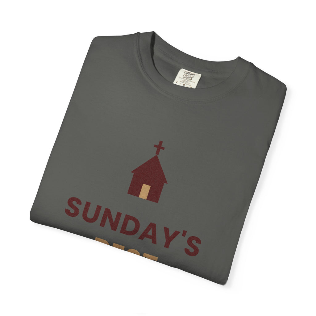Sunday's Best T‑Shirt — Church Service Graphic Tee comfort colors
