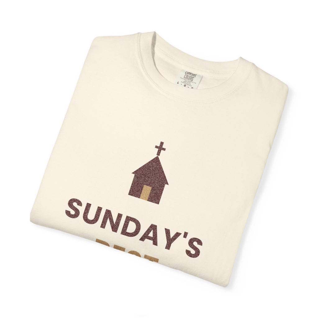 Sunday's Best T‑Shirt — Church Service Graphic Tee comfort colors