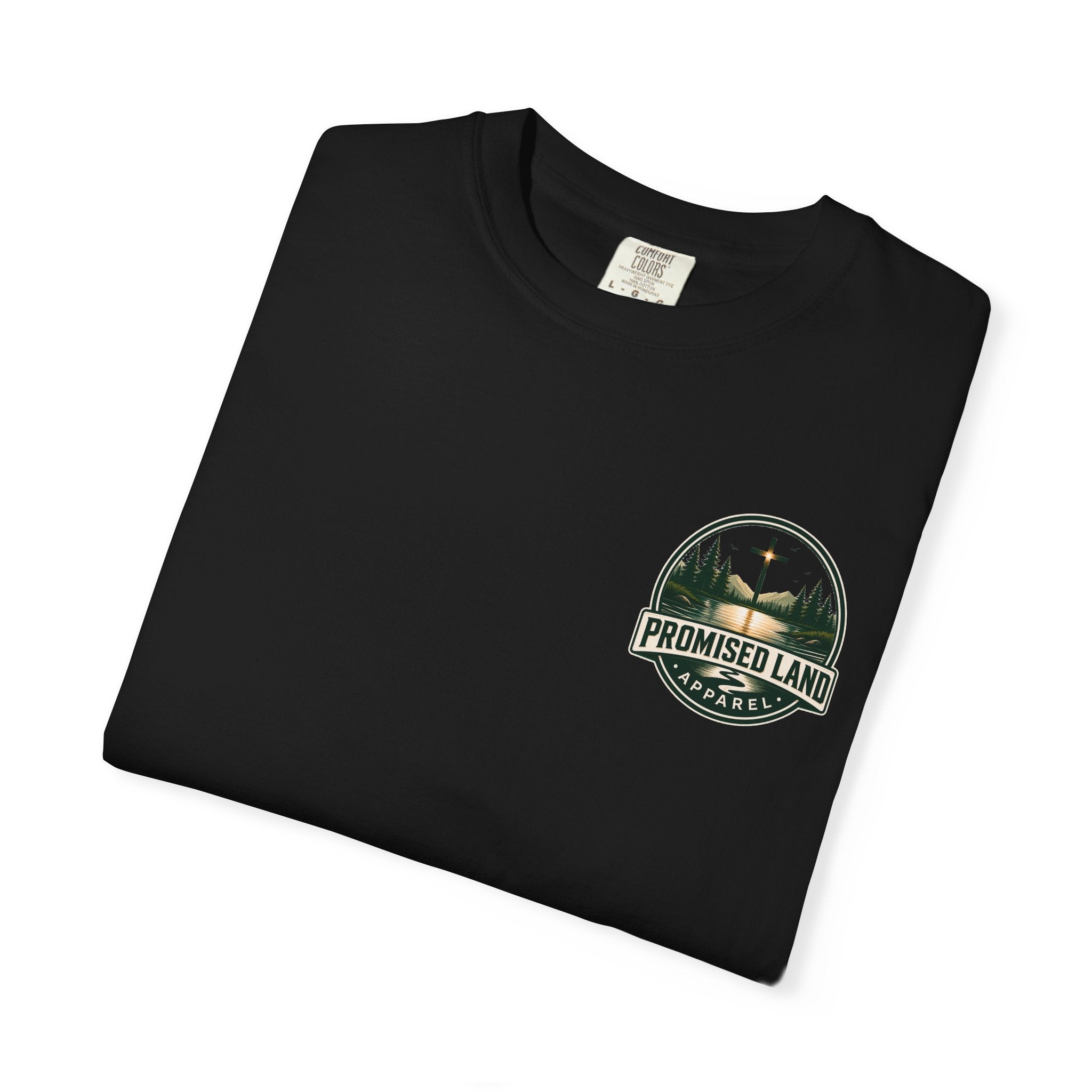 Promised Land Apparel T‑Shirt — Sunset Geese Graphic