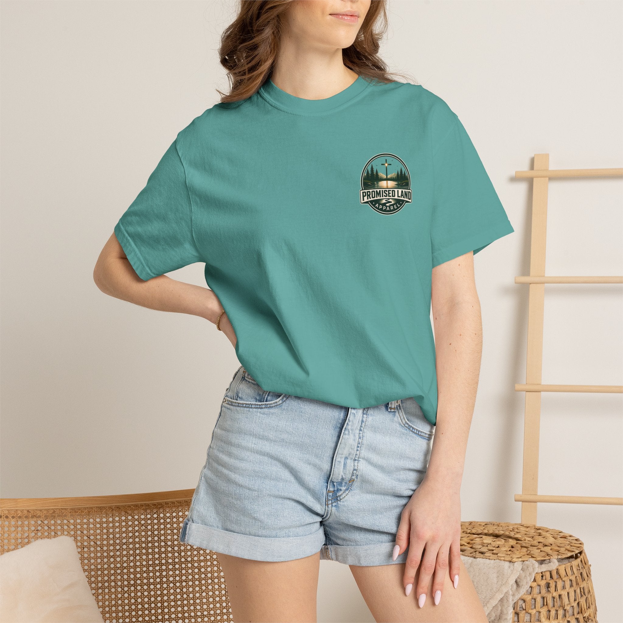Promised Land T-Shirt — Faith-Inspired Sunset Graphic Tee (Proverbs 3:5)