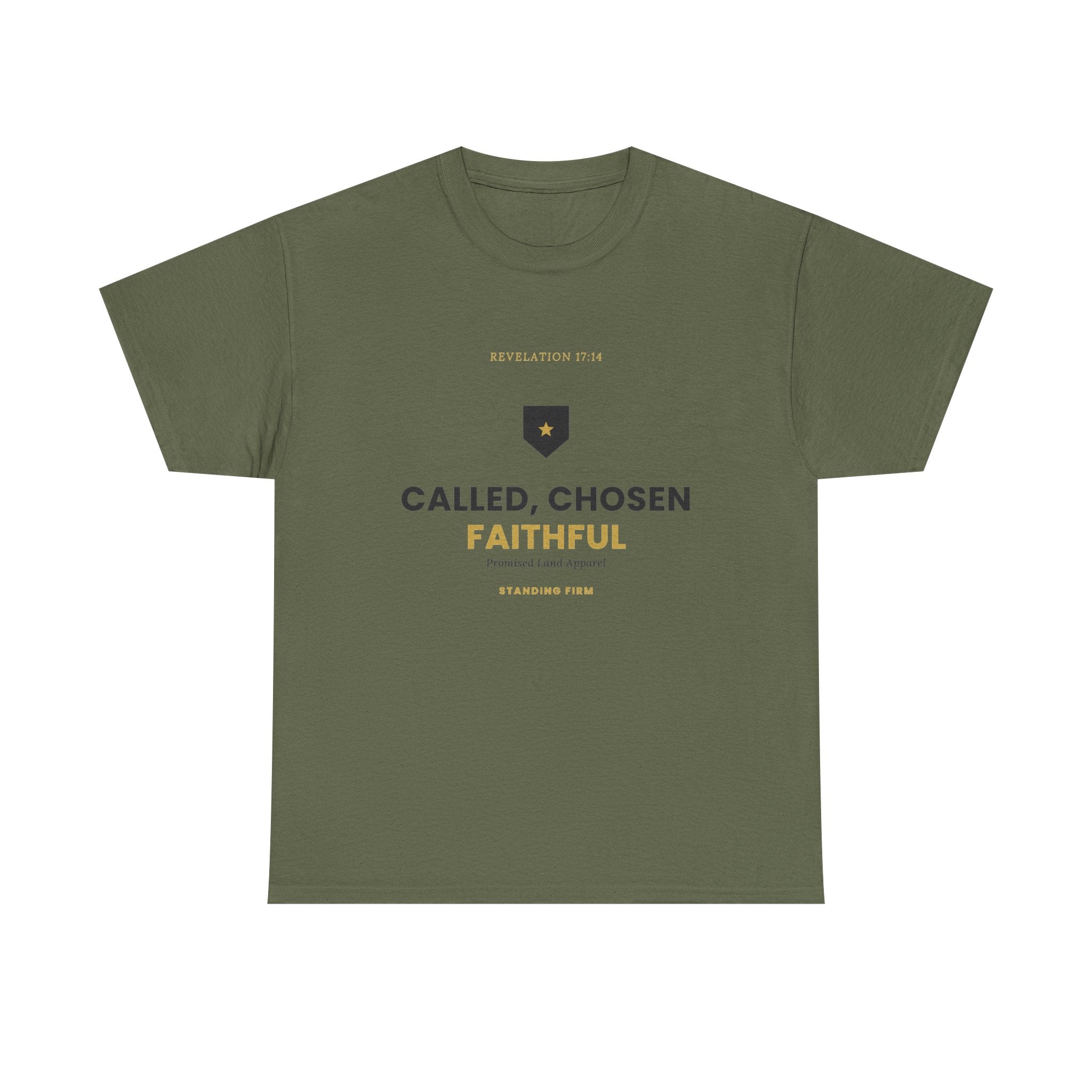 Called, Chosen, Faithful Christian T-Shirt