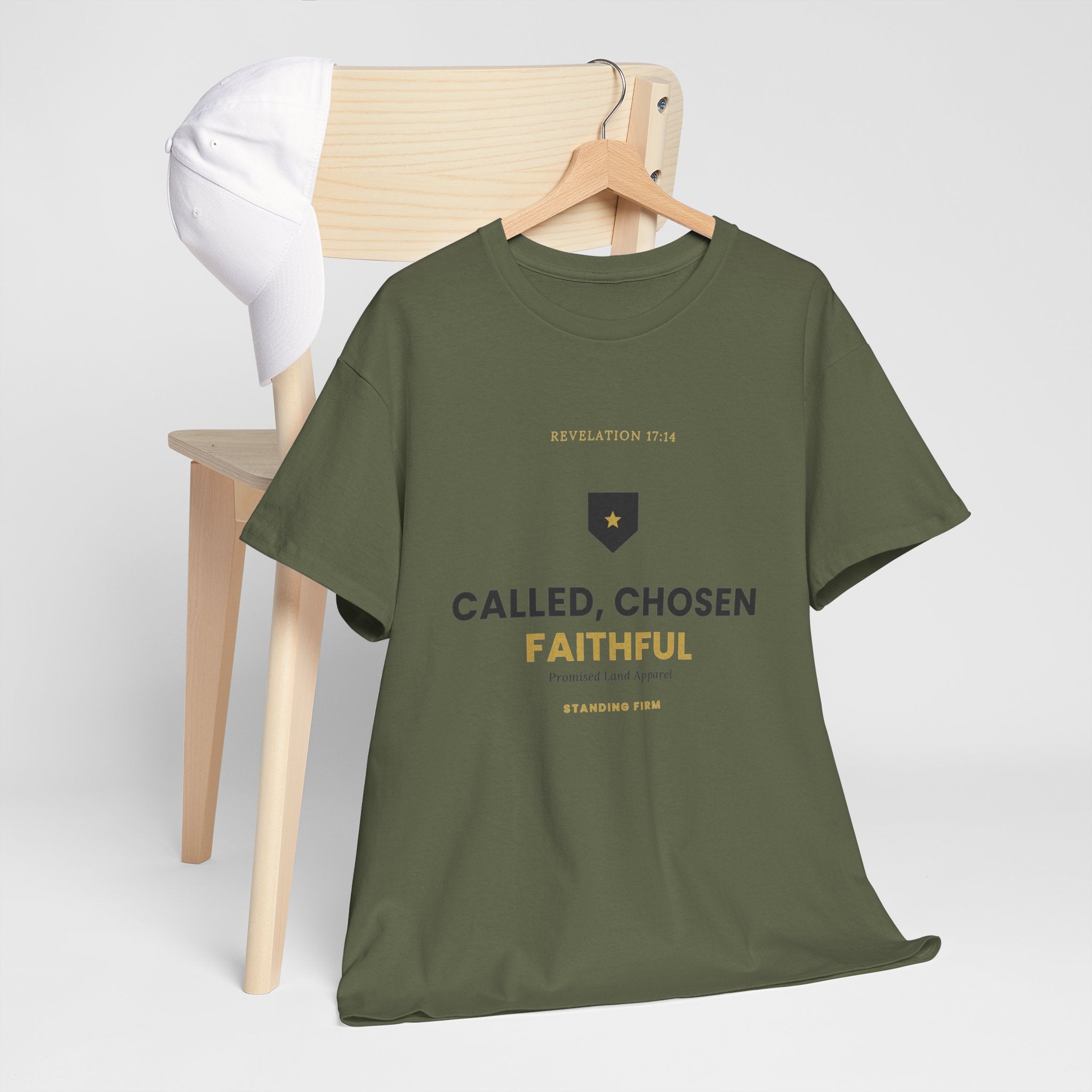 Called, Chosen, Faithful Christian T-Shirt