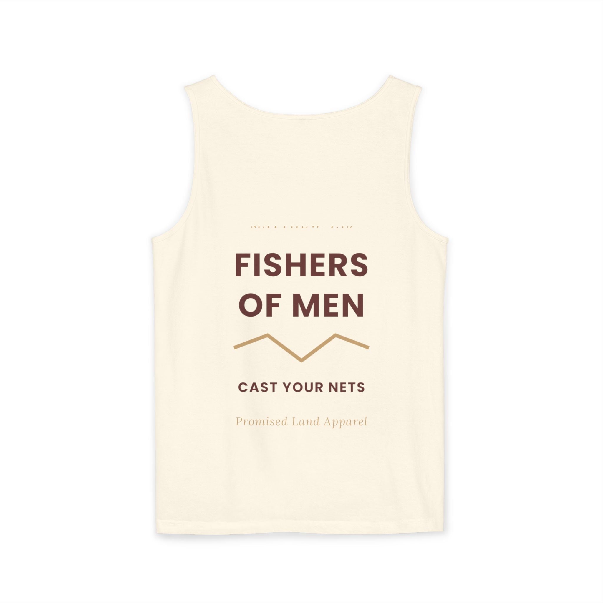 Give Thanks Tank Top — “Fishers of Men” Faith Graphic Tank