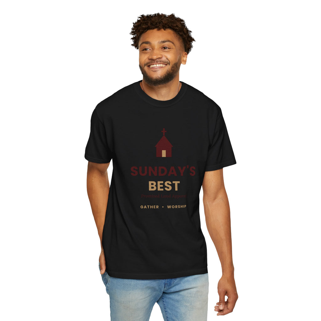 Sunday's Best T‑Shirt — Church Service Graphic Tee comfort colors