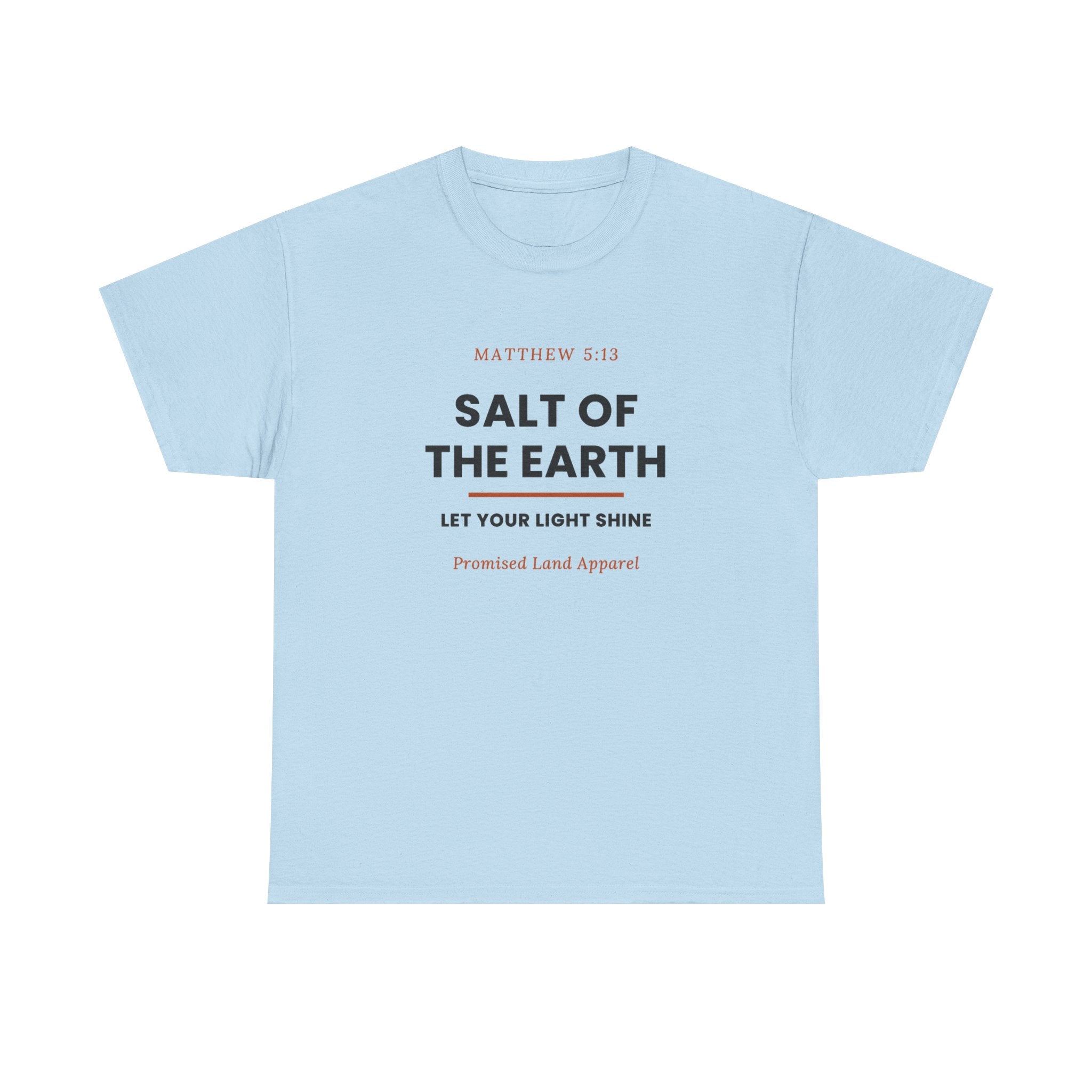 Salt of the Earth T-Shirt — Matthew 5:13 Christian Faith Tee