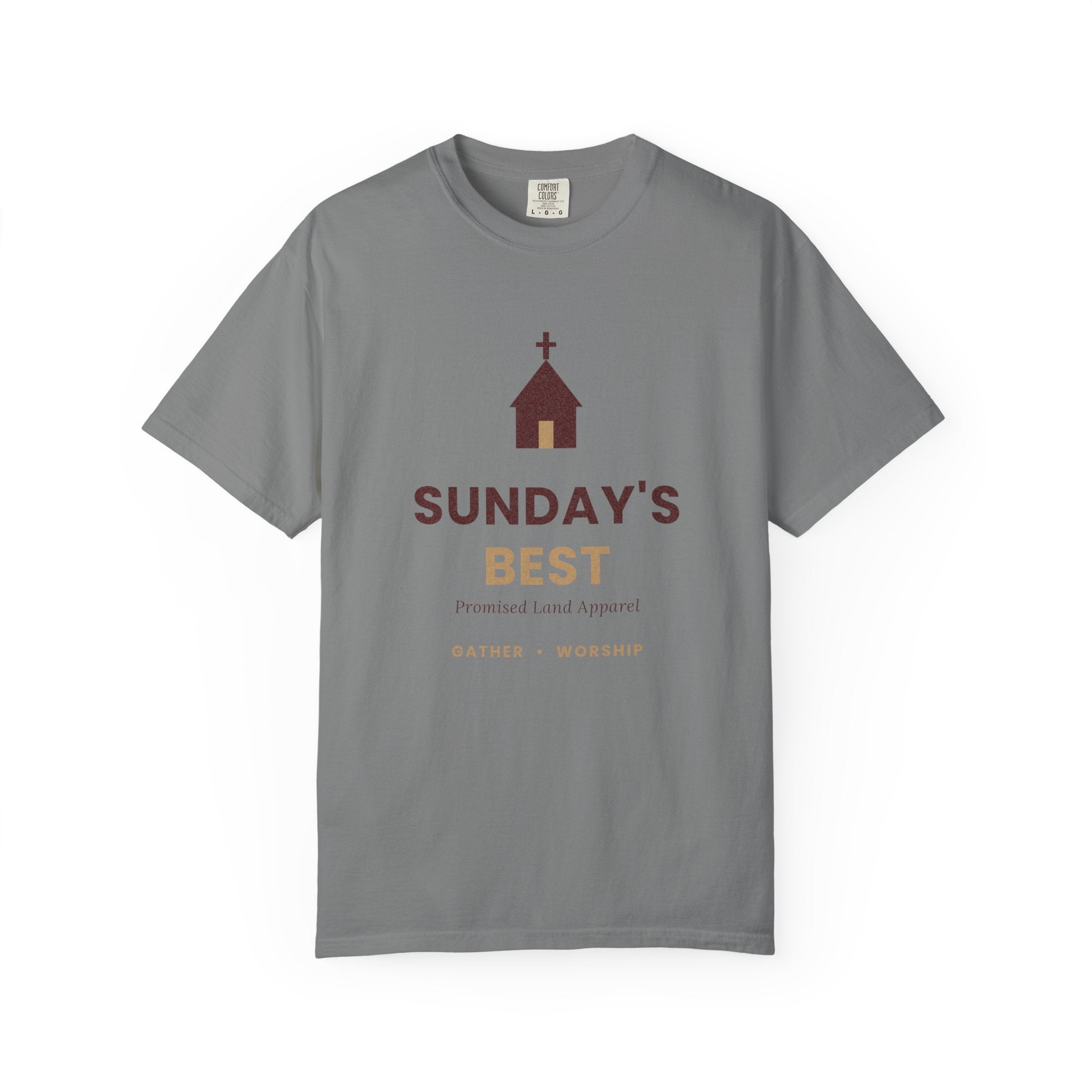 Sunday's Best T‑Shirt — Church Service Graphic Tee comfort colors