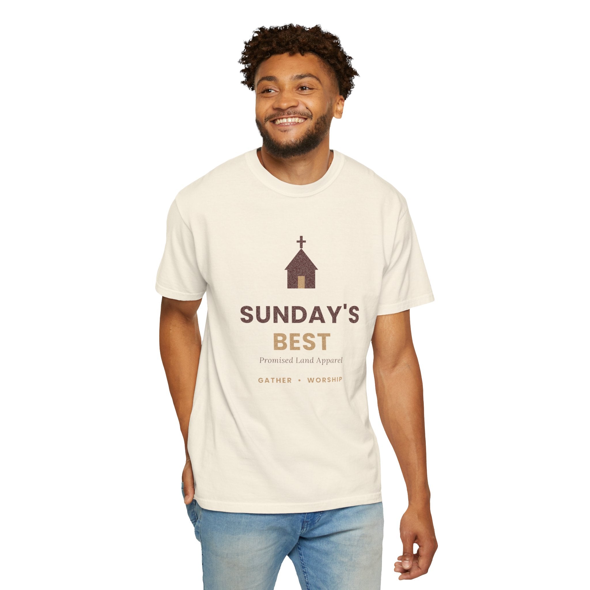Sunday's Best T‑Shirt — Church Service Graphic Tee comfort colors