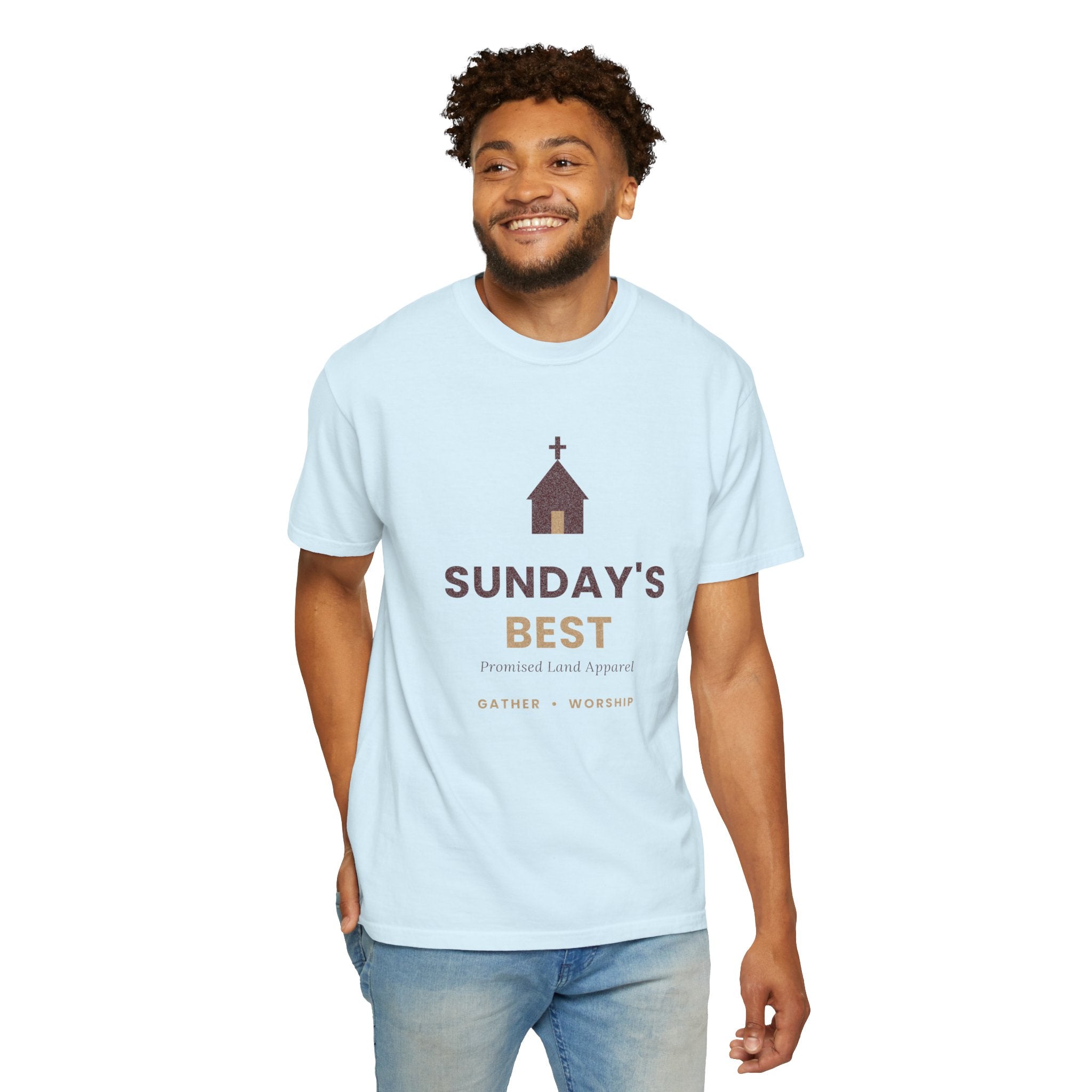 Sunday's Best T‑Shirt — Church Service Graphic Tee comfort colors