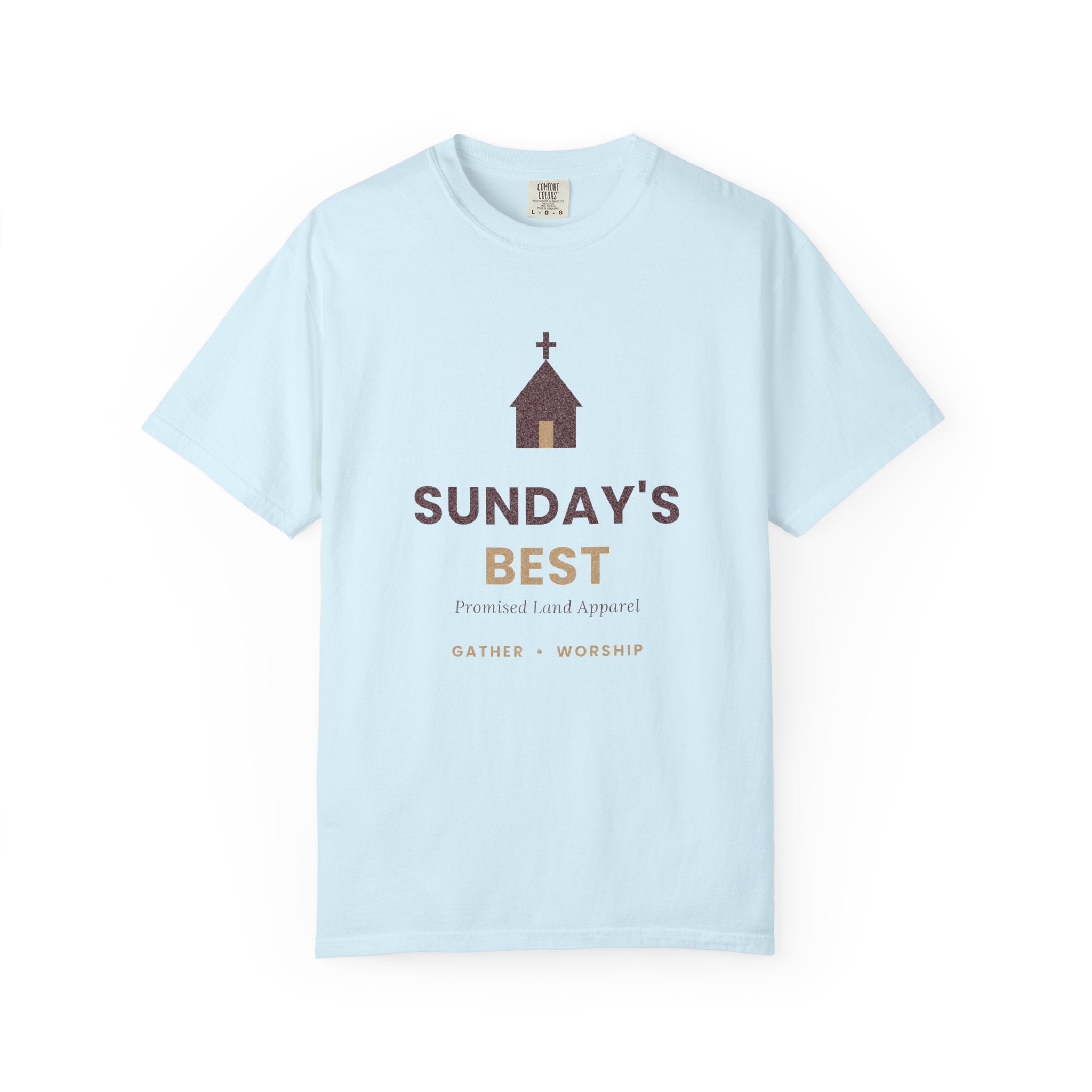 Sunday's Best T‑Shirt — Church Service Graphic Tee comfort colors