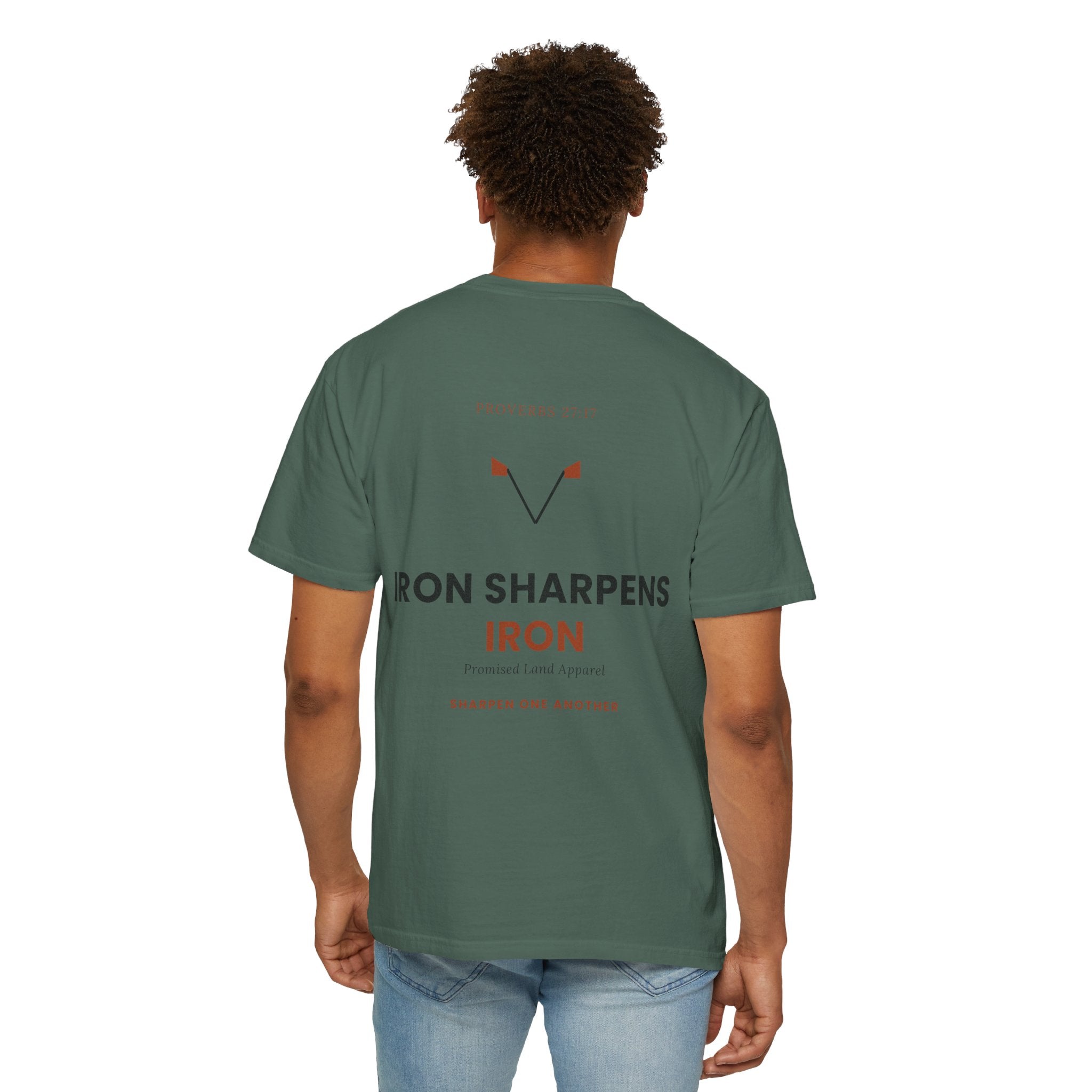 T-Shirt — "Iron Sharpens Iron" Inspirational Graphic Tee