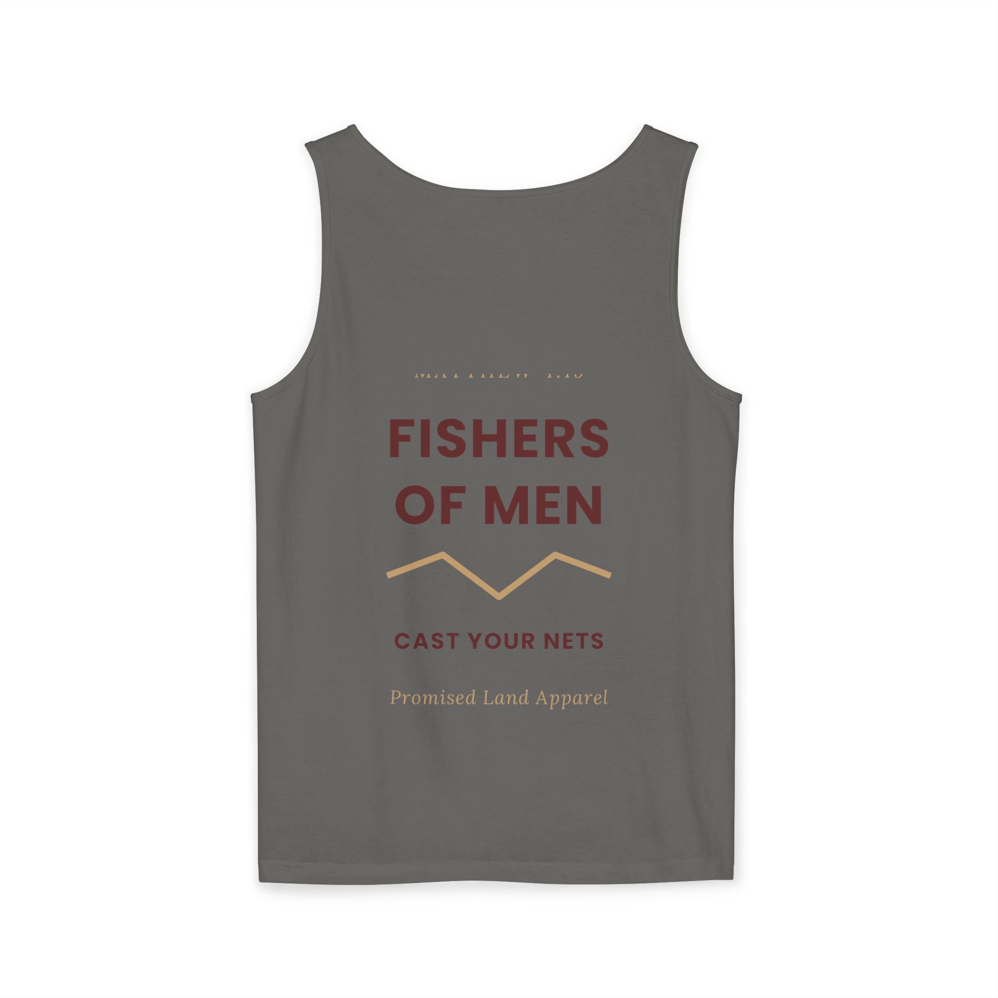 Give Thanks Tank Top — “Fishers of Men” Faith Graphic Tank